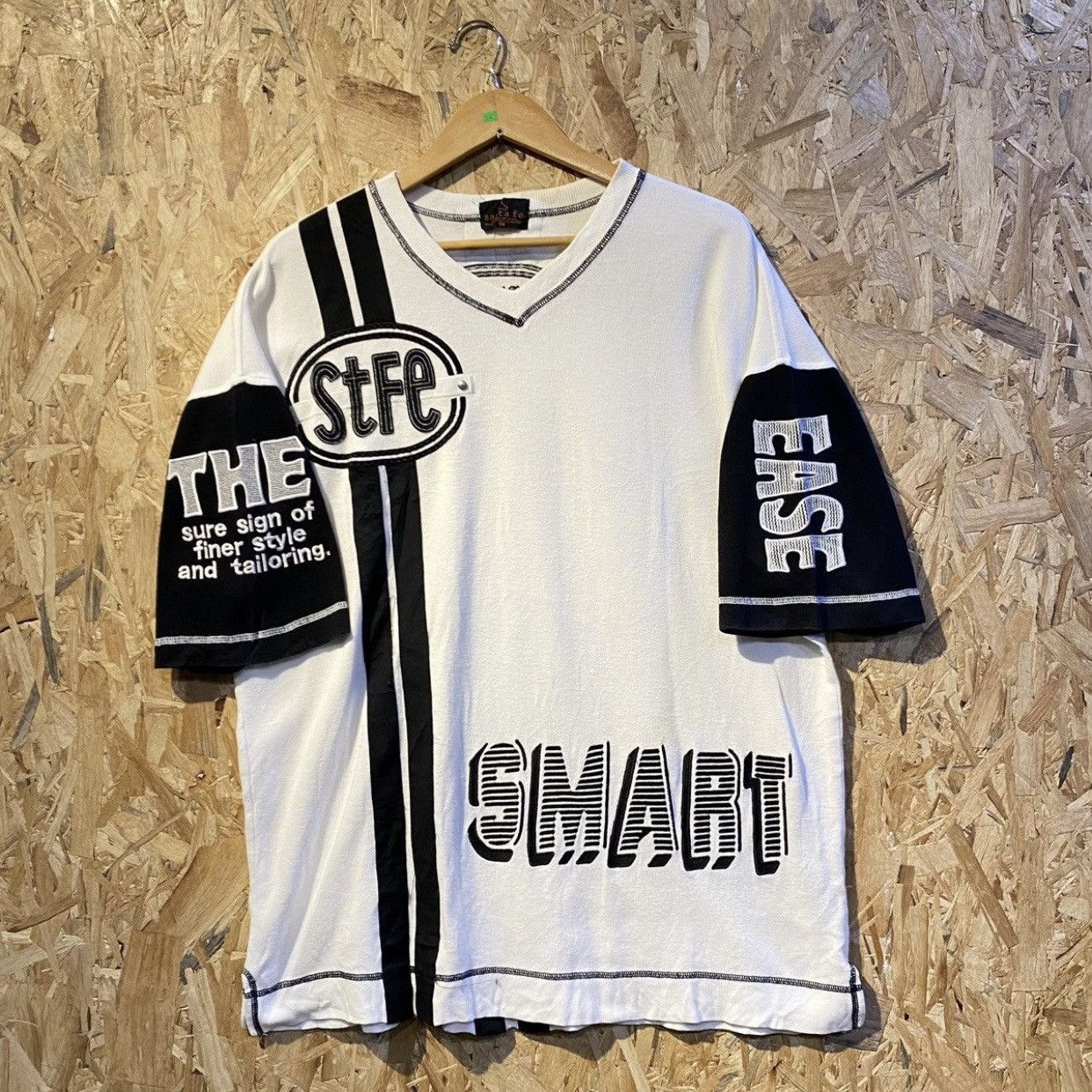 Japanese Brand × Vintage SANTA FE SMARTNESS EMBROIDERY BIG LOGO TSHIRT SWEATSHIRTS Size US XL / EU 56 / 4 - 1 Thumbnail