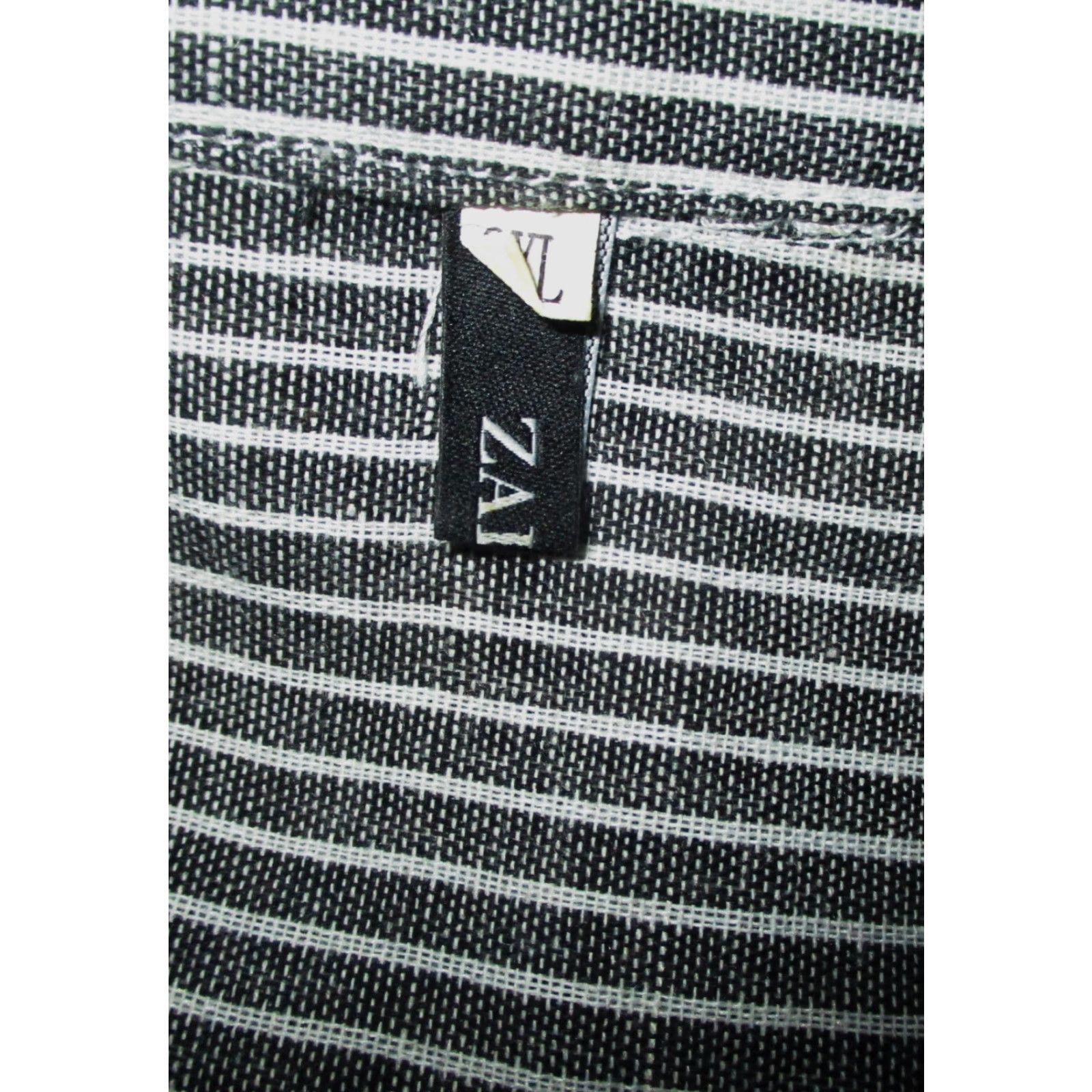 ZAFUL ZAFUL Blouse | Black 2XL Long Sleeve Mock Neck 100% Cotton Women's NWOT Size XXL / US 16-18 / IT 52-54 - 6 Thumbnail