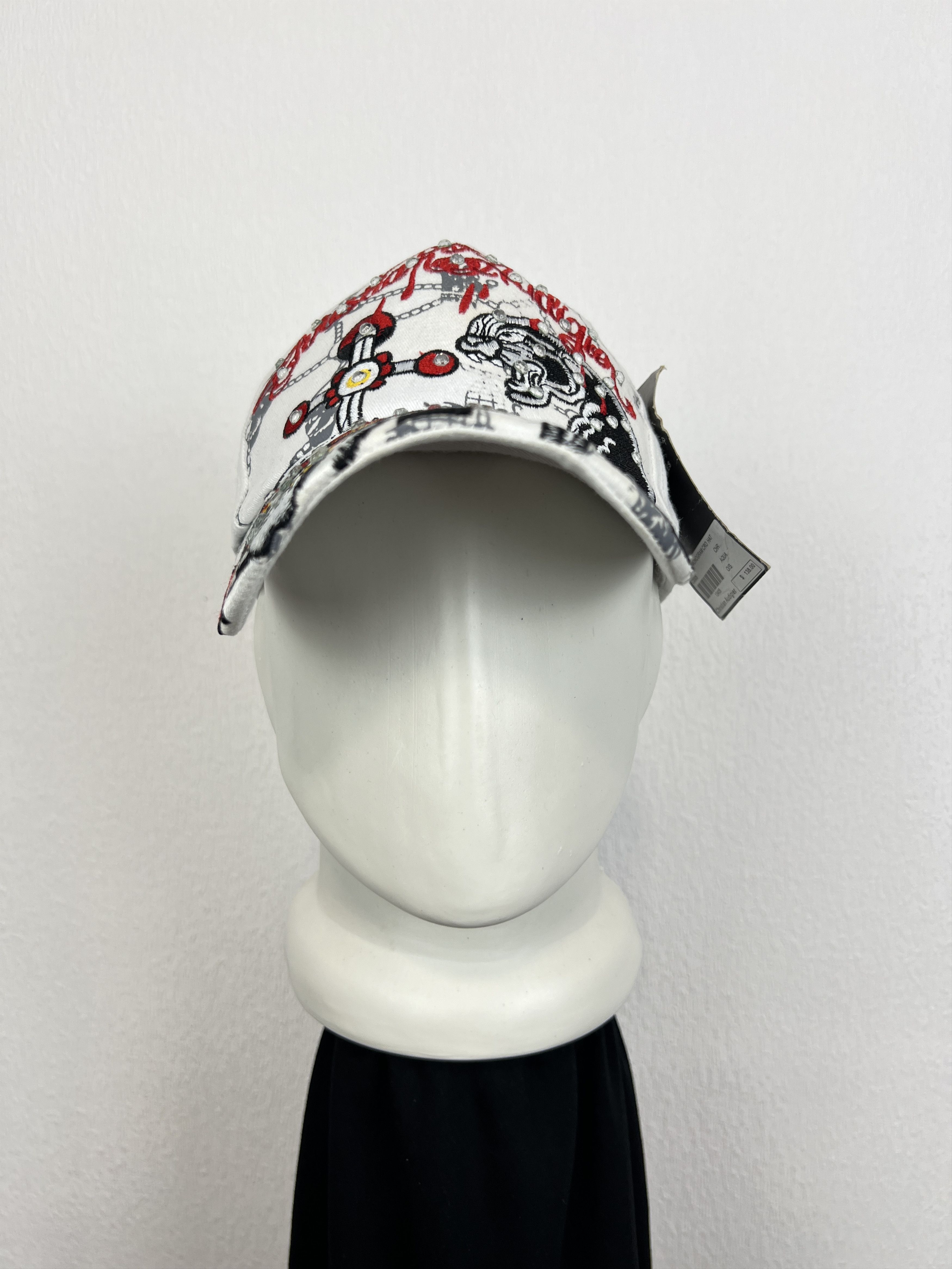 Ed Hardy Ed Hardy Christian Audigier Skull Tiger Cap Hat Love Kills Size ONE SIZE - 2 Thumbnail