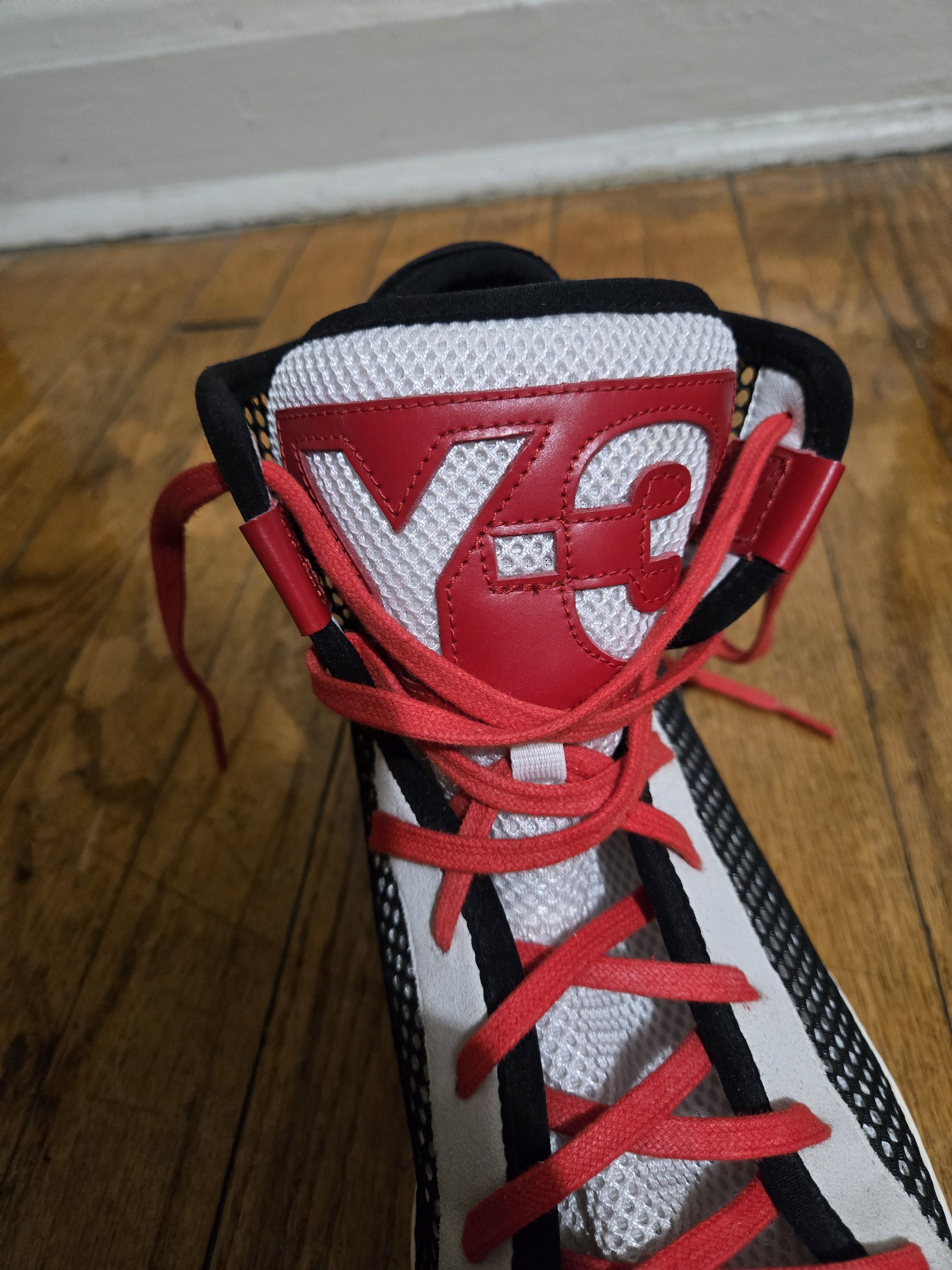 Adidas × Y's Adidas x Y3 2013 12.5US/12UK Laver High Sneaker Shoes Size US 12.5 / EU 45-46 - 7 Thumbnail