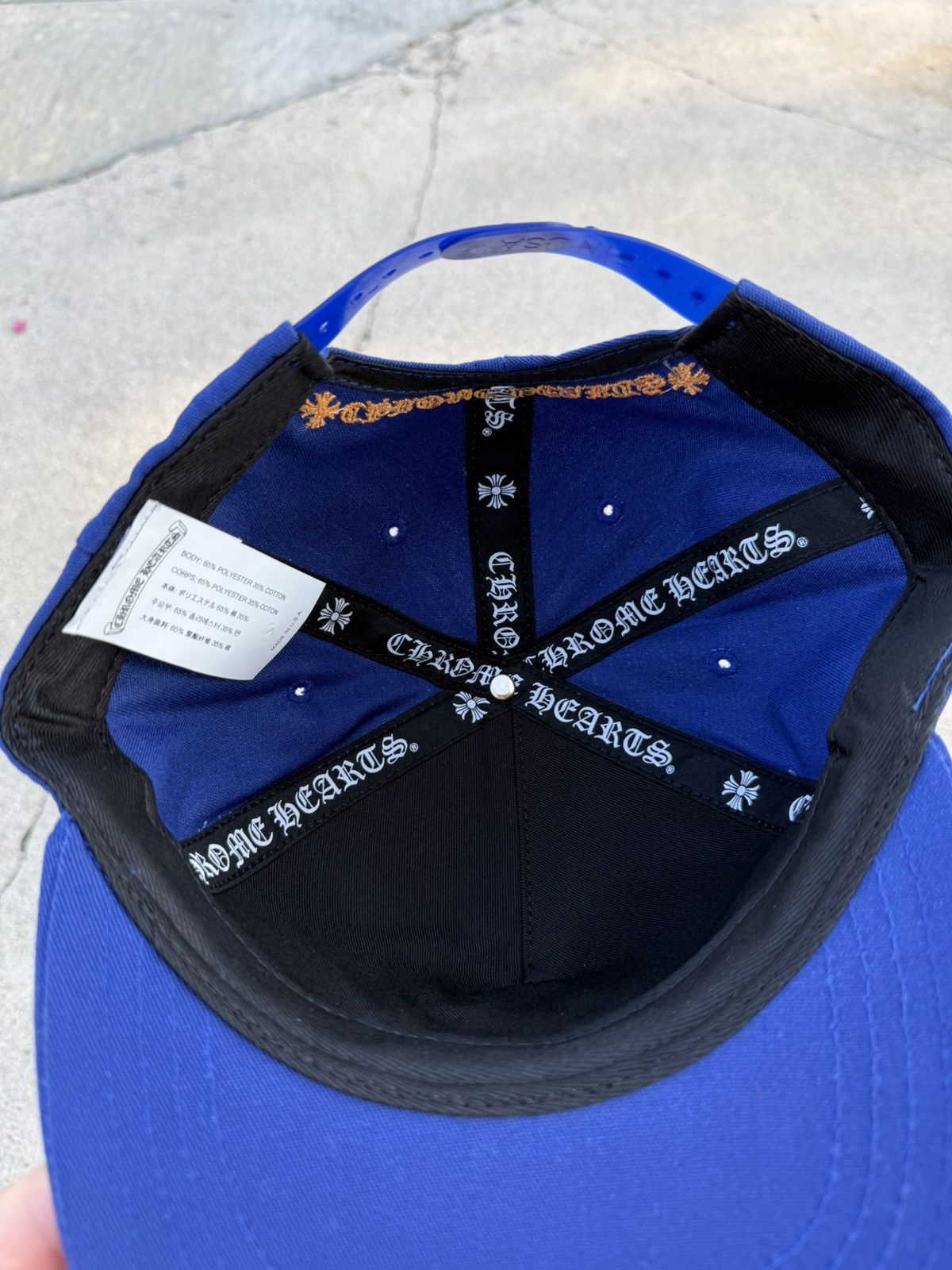 Chrome Hearts Chrome Hearts CH Trucker Hat Blue/Orange Size ONE SIZE - 5 Thumbnail