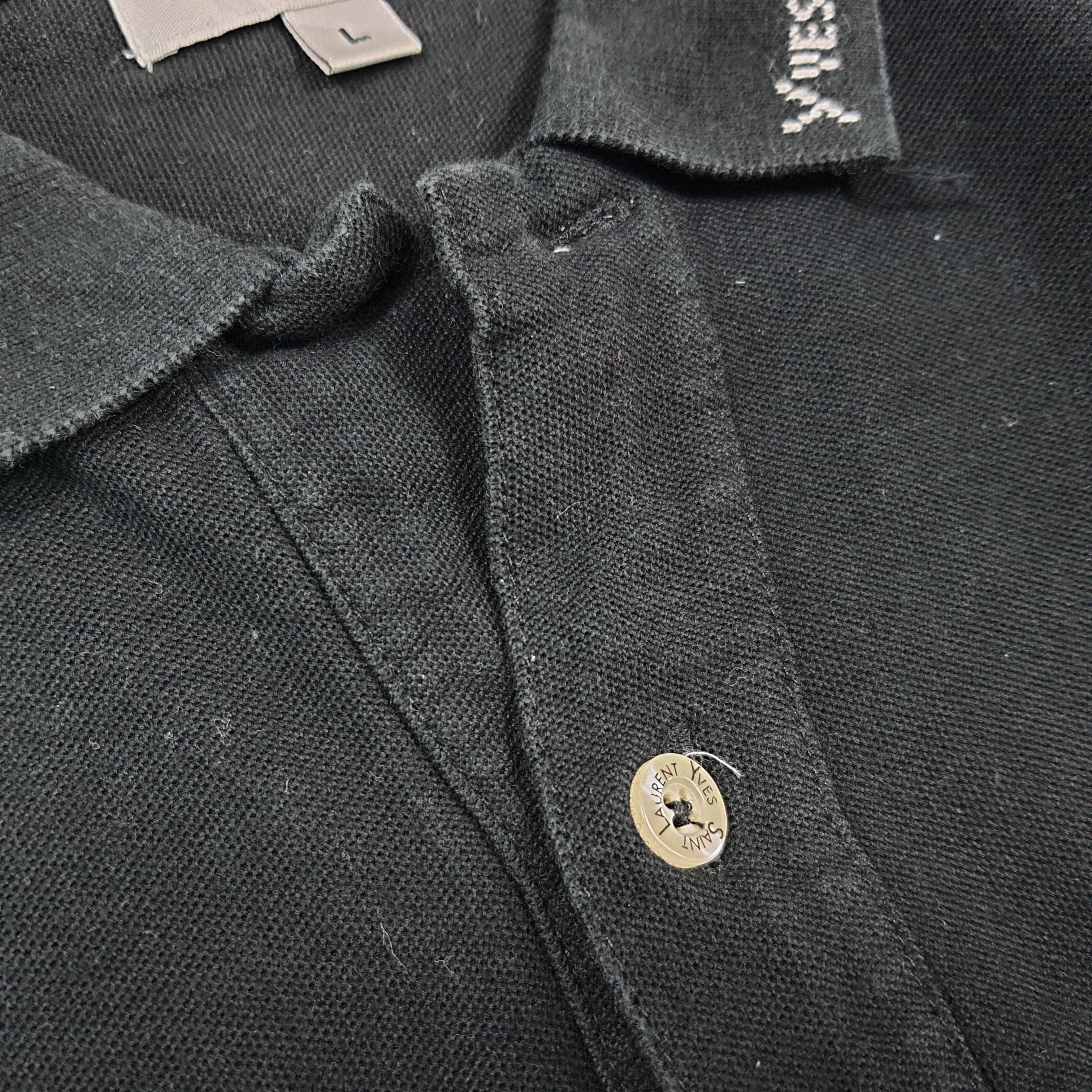 Yves Saint Laurent Vintage Yves Saint Laurent Polo Shirt YSL Pour Homme C301N42 Size US M / EU 48-50 / 2 - 10 Thumbnail