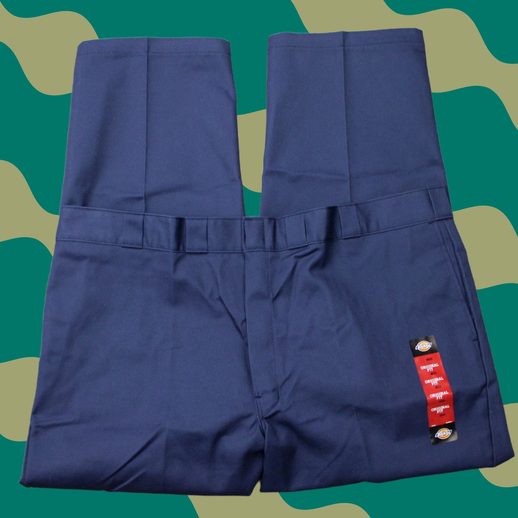 Dickies Dickies 874 Dickies Work Pants NWT Mens 46x30 Blue 874 Original Fit Wrinkle Resistant Pants Regular Mens Blue 874 Dickies Size US 30 / EU 46 - 1 Thumbnail