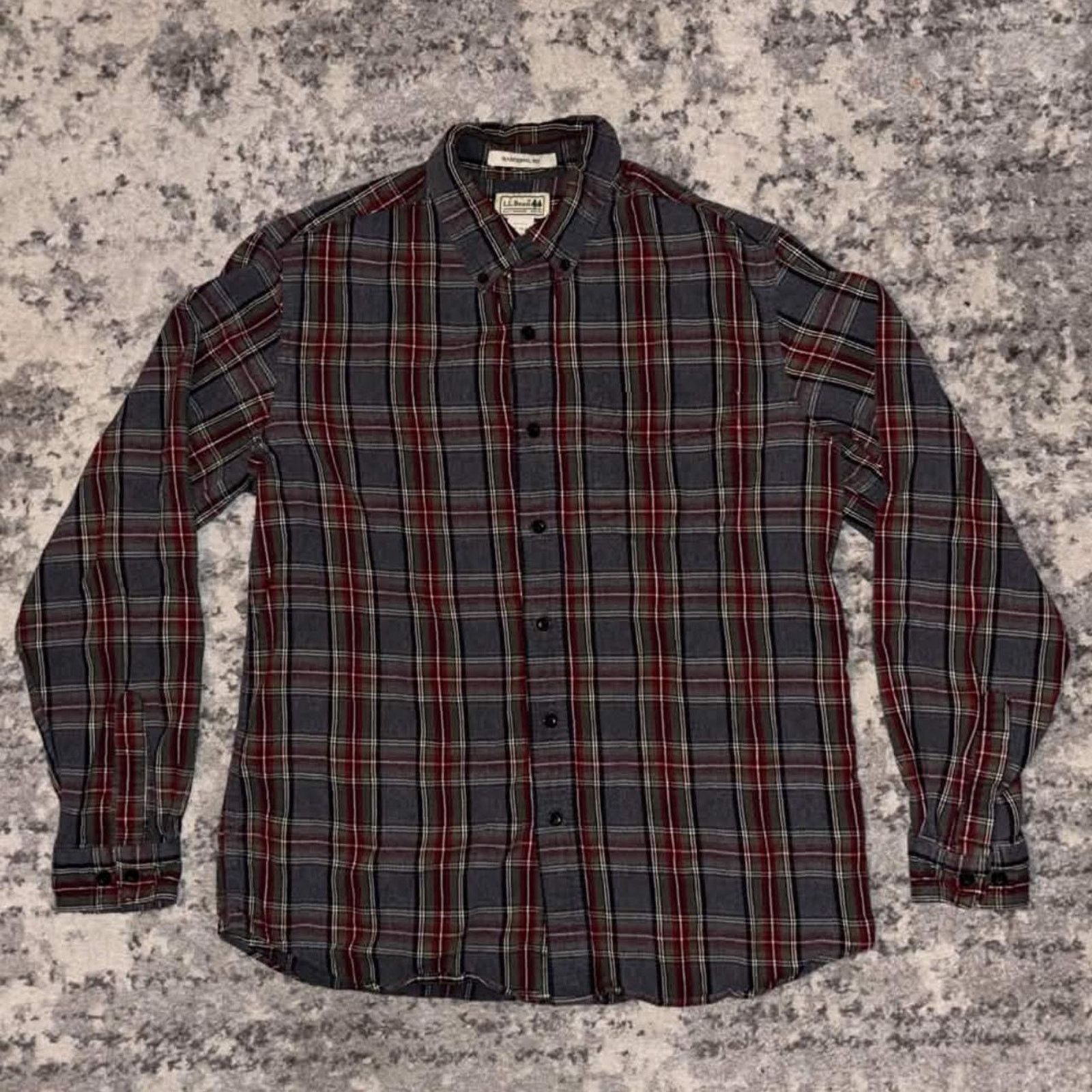L.L. Bean Vintage 00s L.L. Bean Plaid Button Up Shirt Size US M / EU 48-50 / 2 - 1 Thumbnail