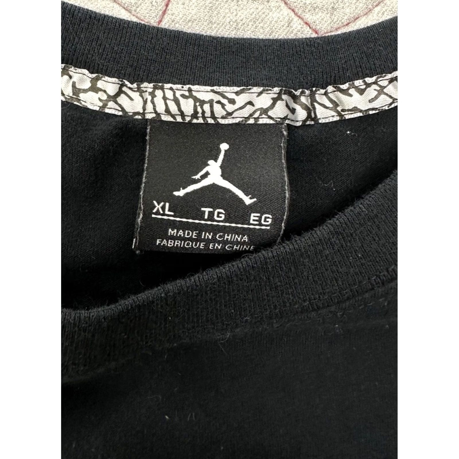 Jordan Brand Jordan Tee Mens XL Black Air Raglan Sleeve Baseball Men Size US XL / EU 56 / 4 - 4 Thumbnail