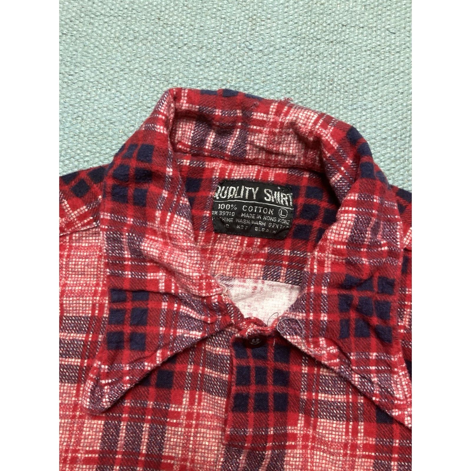 Vintage VINTAGE 70s 80s brushed cotton flannel shirt red plaid large Unbranded Men L Button-Up Size US L / EU 52-54 / 3 - 5 Thumbnail