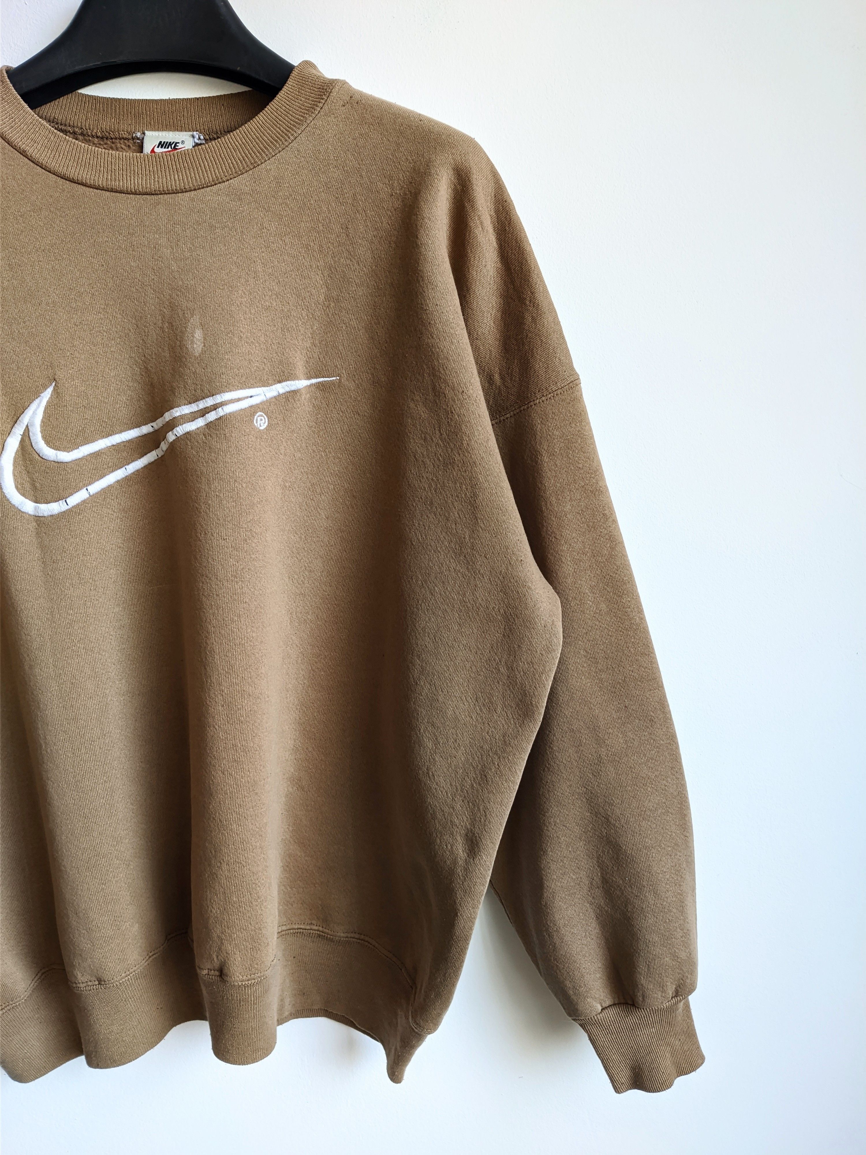 Nike Y2K vintage Nike sweatshirt big logo swoosh Size US L / EU 52-54 / 3 - 8 Thumbnail
