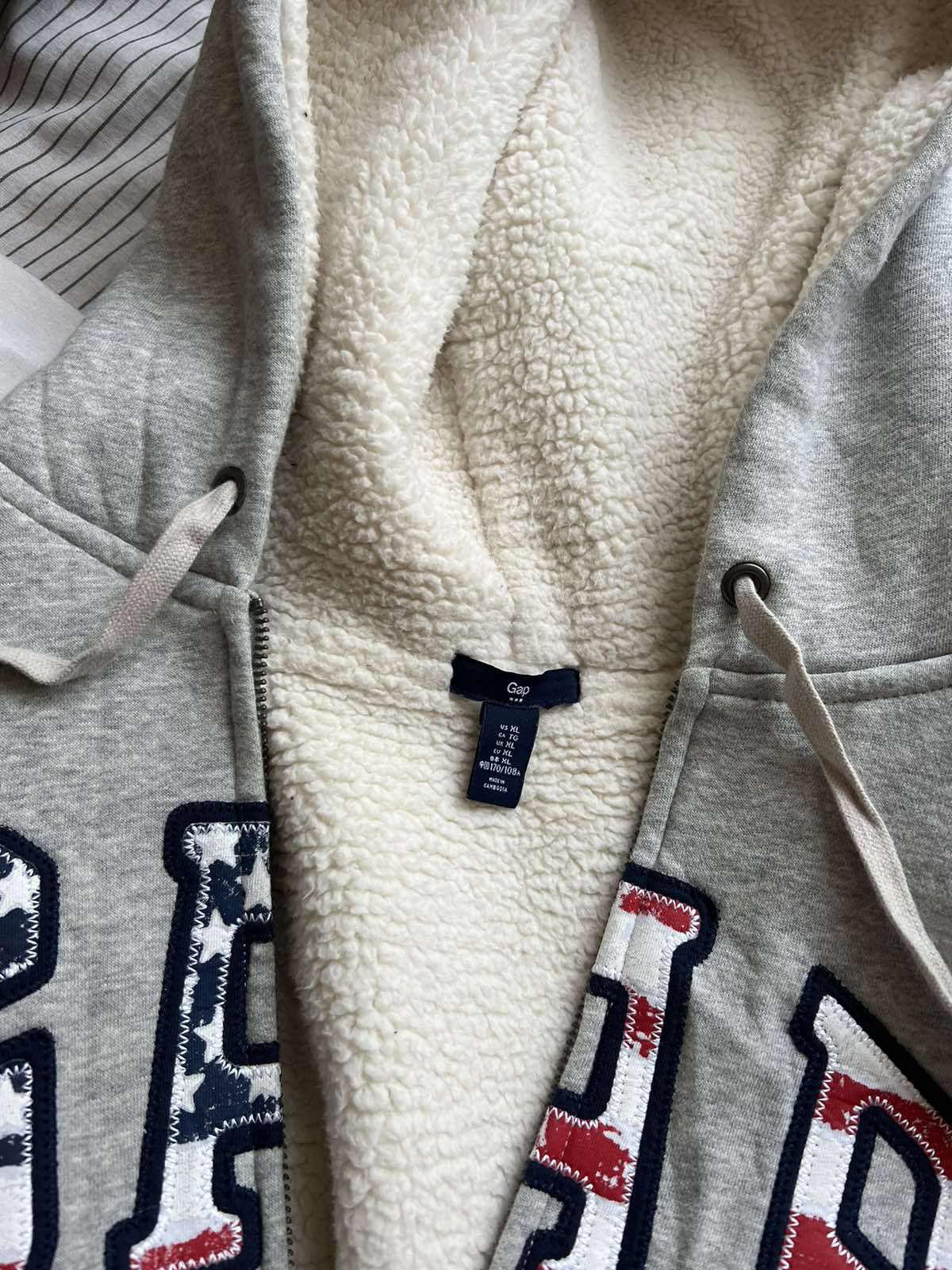 Gap Vintage Gap Fleece Jacket Full Zip Big Logo Hoodie Y2K Size US XL / EU 56 / 4 - 5 Thumbnail