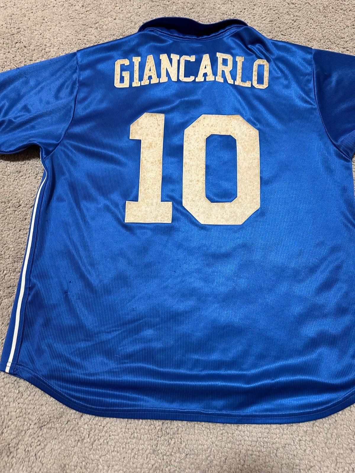 Nike ITALY 1997 1998 HOME SHIRT FOOTBALL SOCCER JERSEY NIKE Size US L / EU 52-54 / 3 - 8 Thumbnail