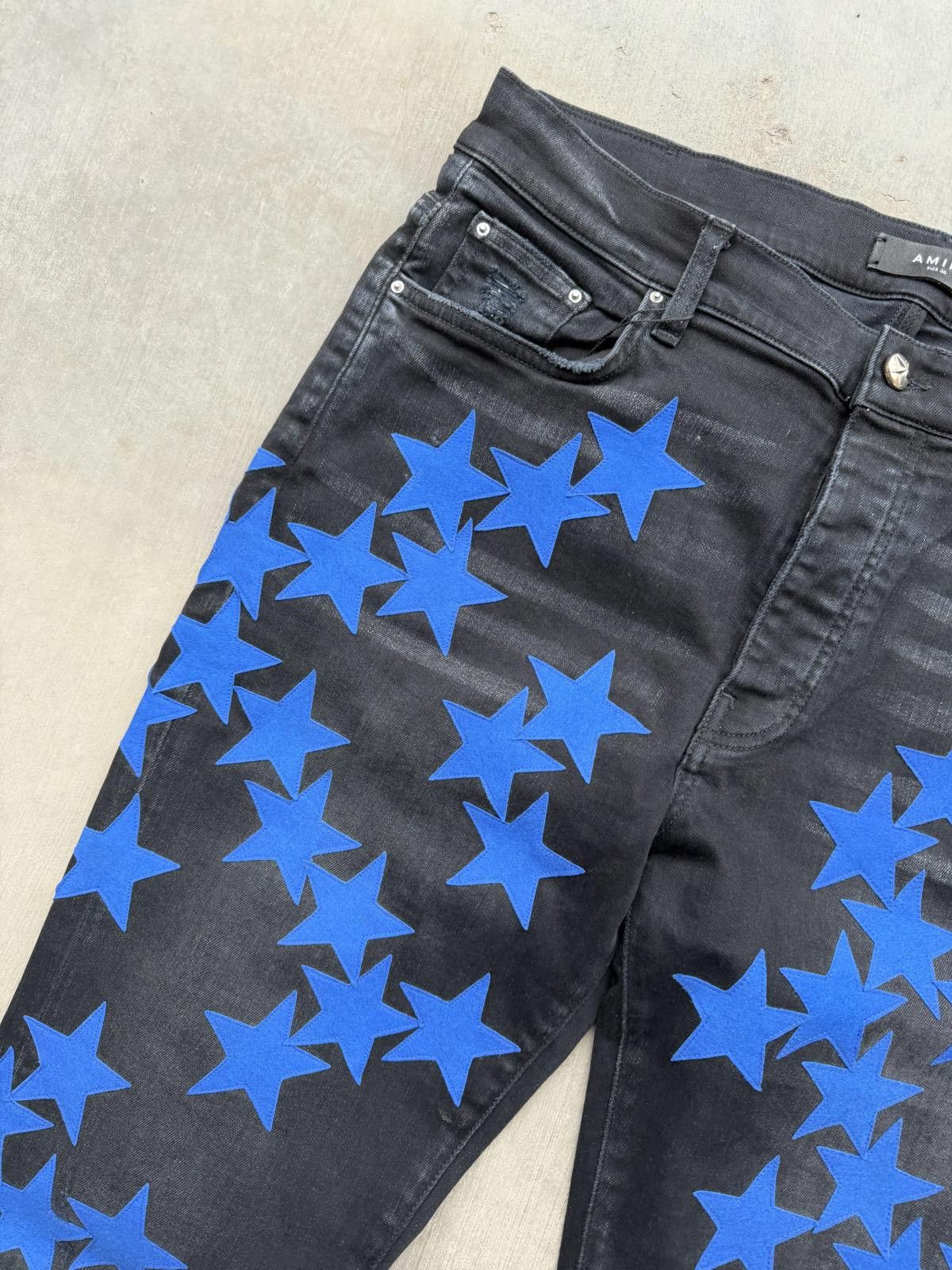 Amiri Amiri x Alchemist Star Jeans Blue 36 Skinny Authentic Rare Size US 36 / EU 52 - 3 Thumbnail
