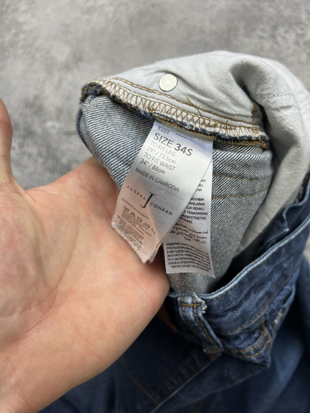 Jasper Conran Jasper Conran Blue Denim Pants Jeans Size US 34 / EU 50 - 8 Thumbnail