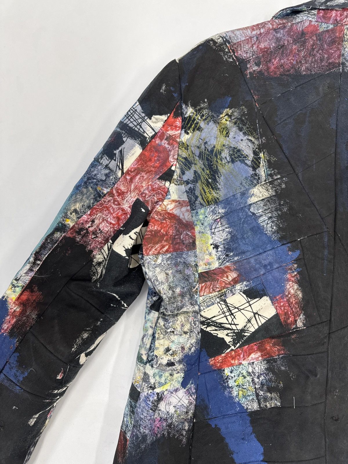 Other Hand Painted Blazer with Charms Size 50S - 4 Thumbnail