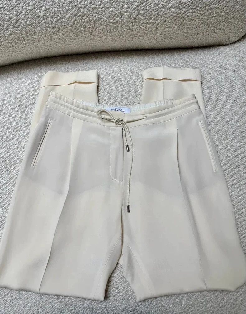 Loro Piana LORO PIANA Women's silk casual pants Size 26" / US 2 / IT 38 - 6 Thumbnail