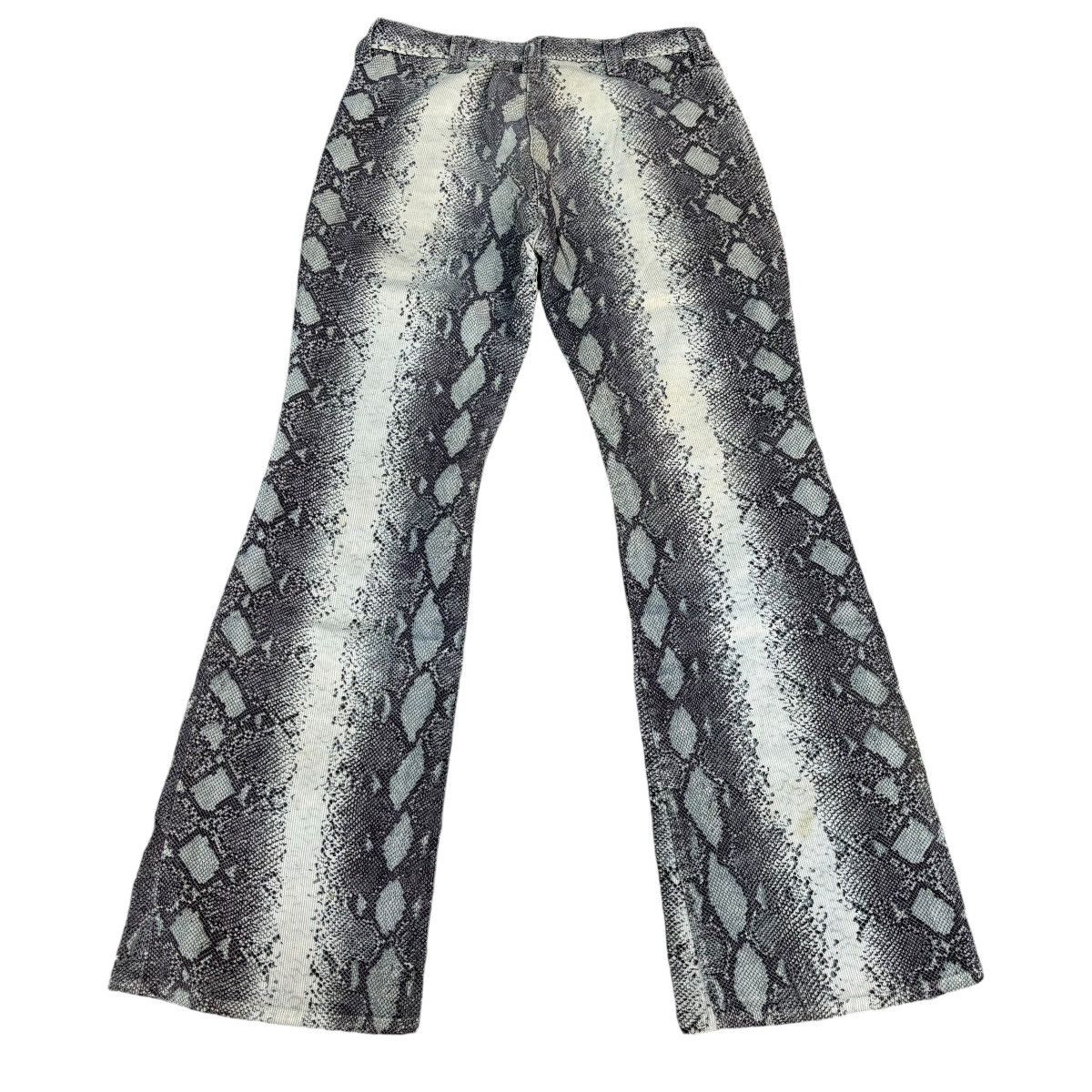 Hysteric Glamour × If Six Was Nine × Japanese Brand Vintage Snakeskin flared pant Size 30" / US 8 / IT 44 - 4 Thumbnail