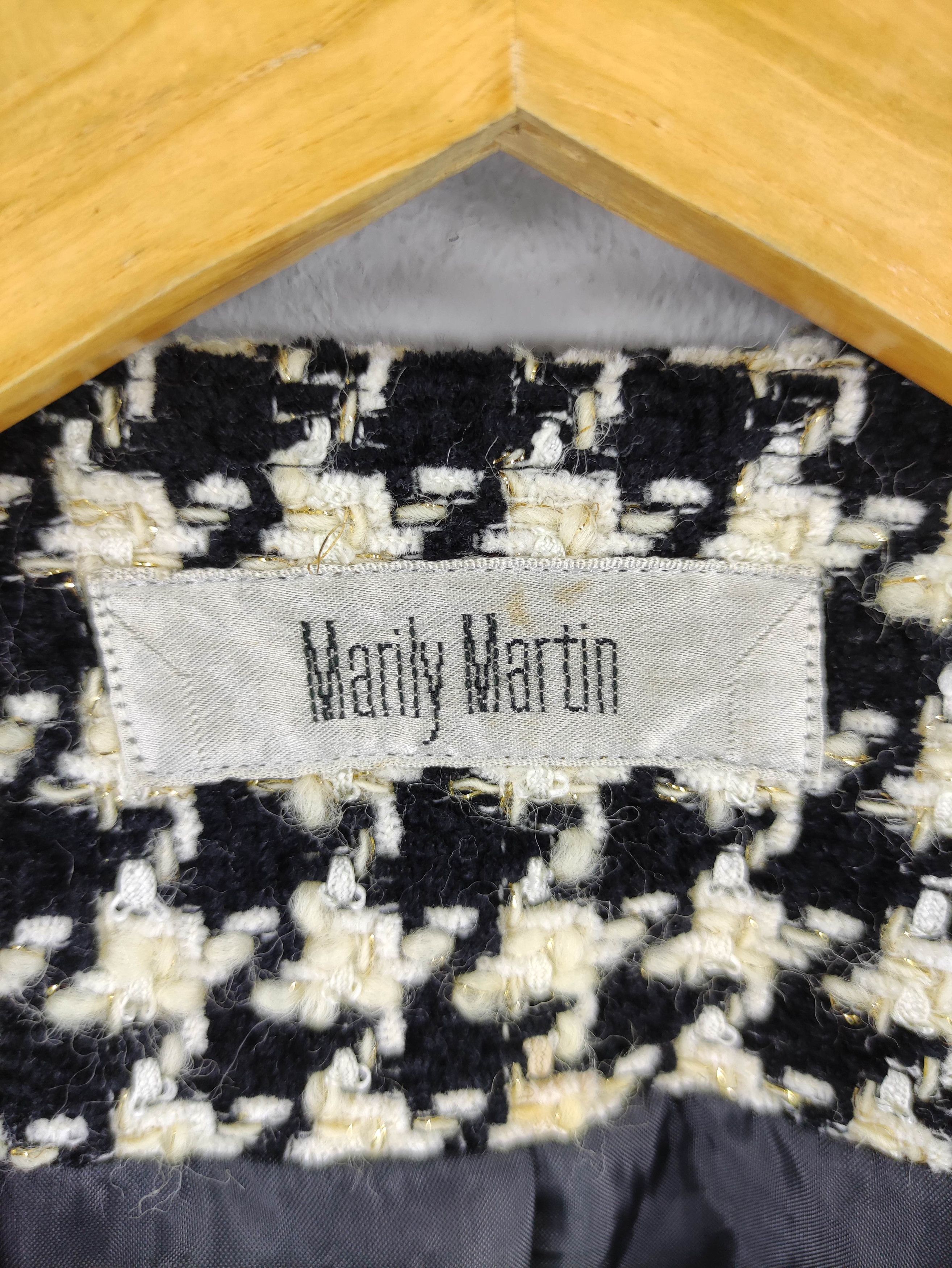 Japanese Brand Vintage Marily Martin Tweed Jacket Size S / US 4 / IT 40 - 3 Thumbnail