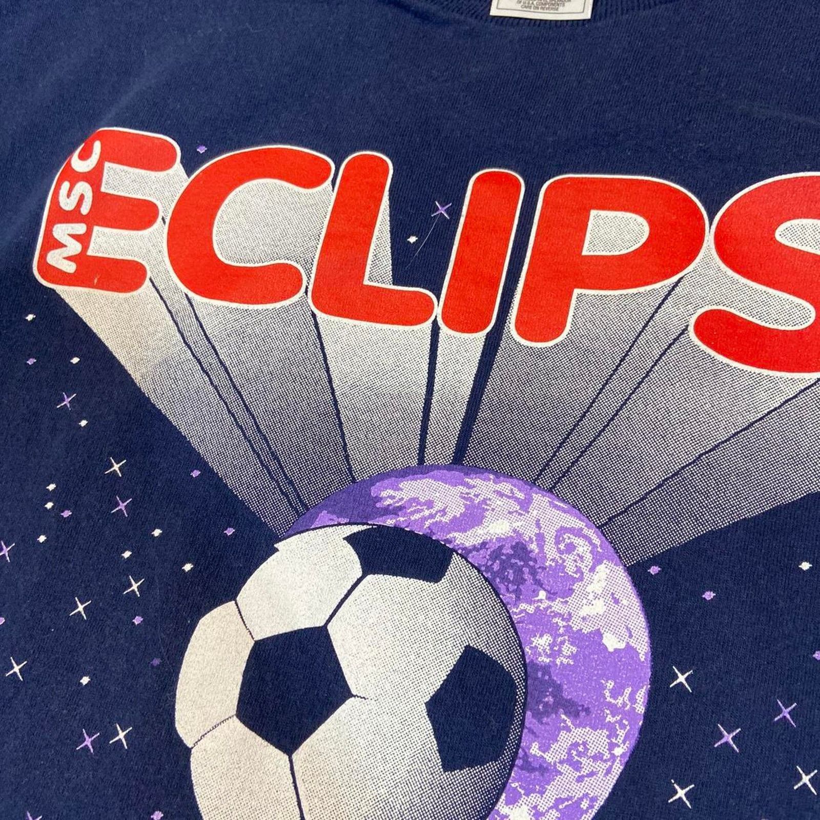 Hanes 90s msc eclipse soccer tee Size US L / EU 52-54 / 3 - 2 Thumbnail