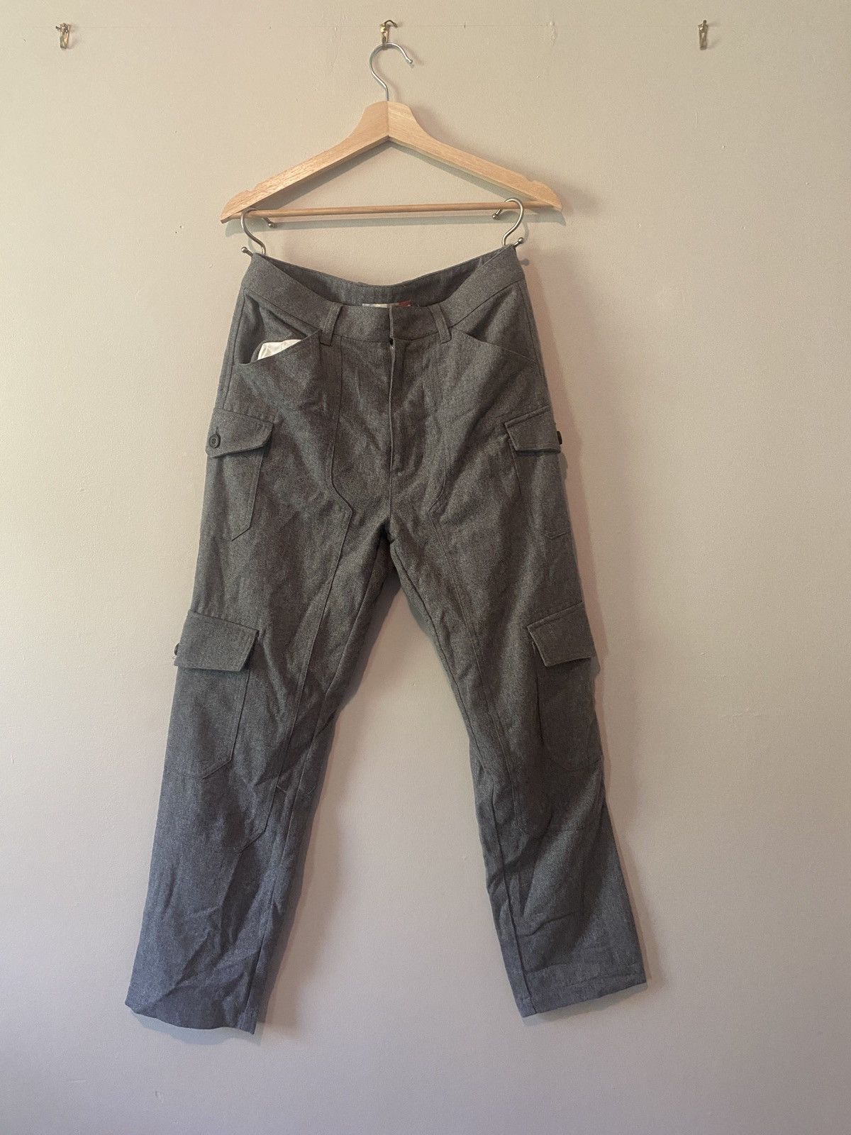 Kith Kith Grey Wool Cargo Pants Size US 28 / EU 44 - 1 Thumbnail