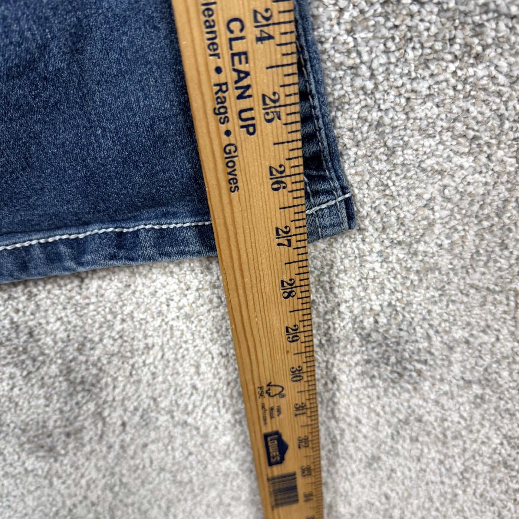 Vintage WallFlower Jeans Juniors 5 Short Blue Bootcut Stretch Embroidered Pockets Jeans Small Blue Back Pocket Embroidered Size 27" / US 4 / IT 40 - 5 Thumbnail