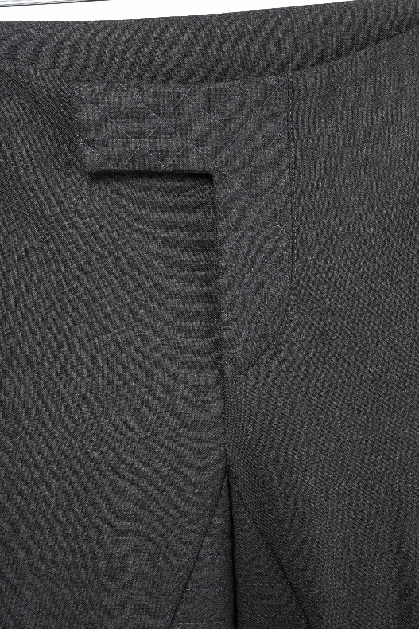 Brunello Cucinelli Brunello Cucinelli Stretch-Wool Quilted Zip-Hem Trousers Size 27" / US 4 / IT 40 - 8 Thumbnail