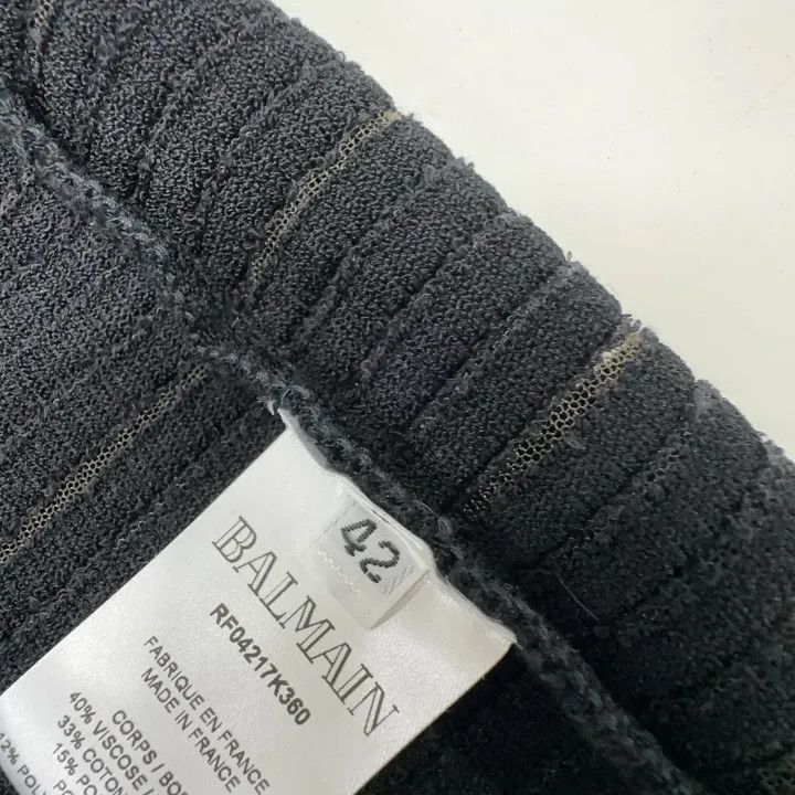 Balmain Balmain Stylish Versatile Black Skirt -2507 Size US 42 / EU 58 - 4 Thumbnail