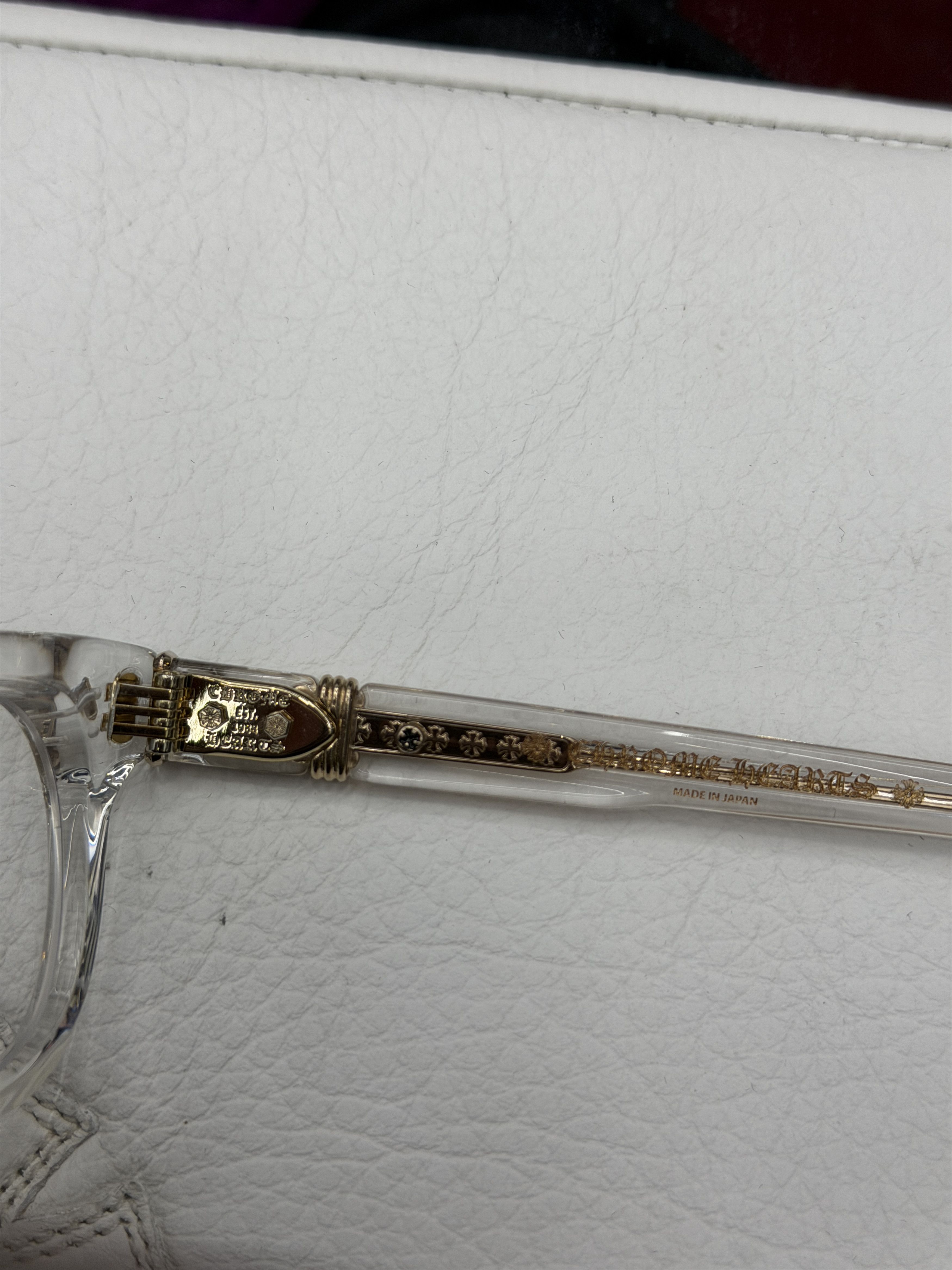 Chrome Hearts Chrome Hearts Dooable Glasses Crystal/Gold Size ONE SIZE - 4 Thumbnail