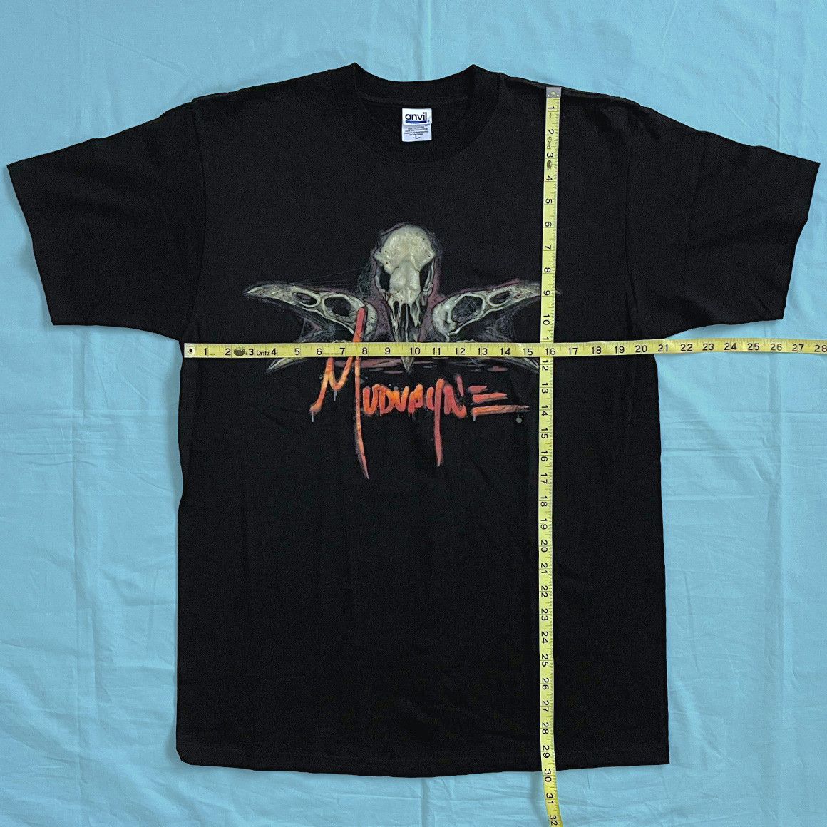 Vintage Vintage Mudvayne Crow Tri-Skull w/ Logo Back 03 Size US L / EU 52-54 / 3 - 6 Thumbnail