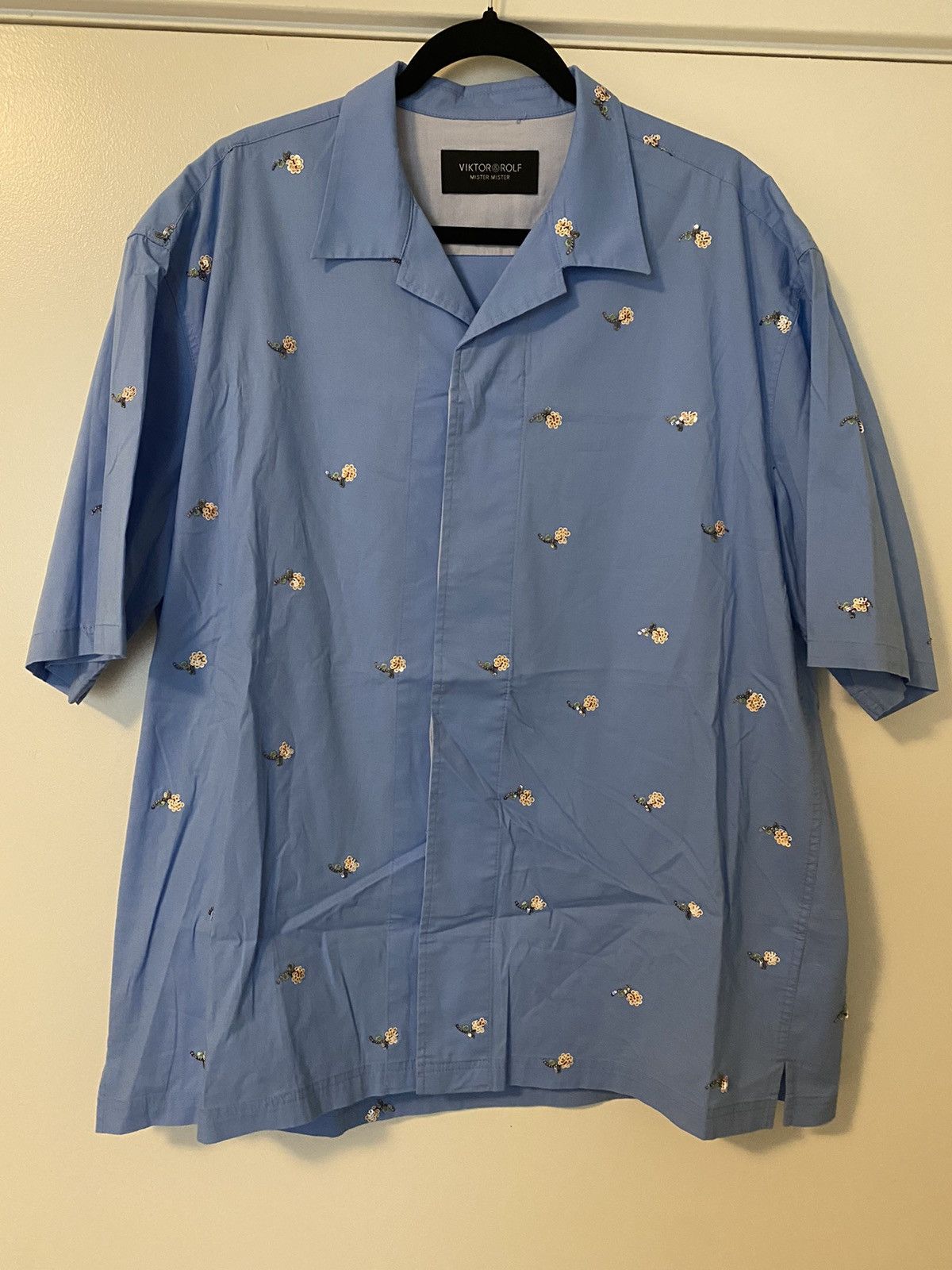 Viktor & Rolf Viktor & Rolf Mister Mister Sequin S/S Shirt XL Size US XL / EU 56 / 4 - 1 Thumbnail