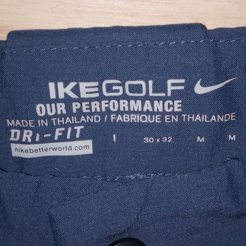 Nike Nike Golf Pants Men's Blue/Grey Dri-fit 30x32 Size US 30 / EU 46 - 2 Thumbnail