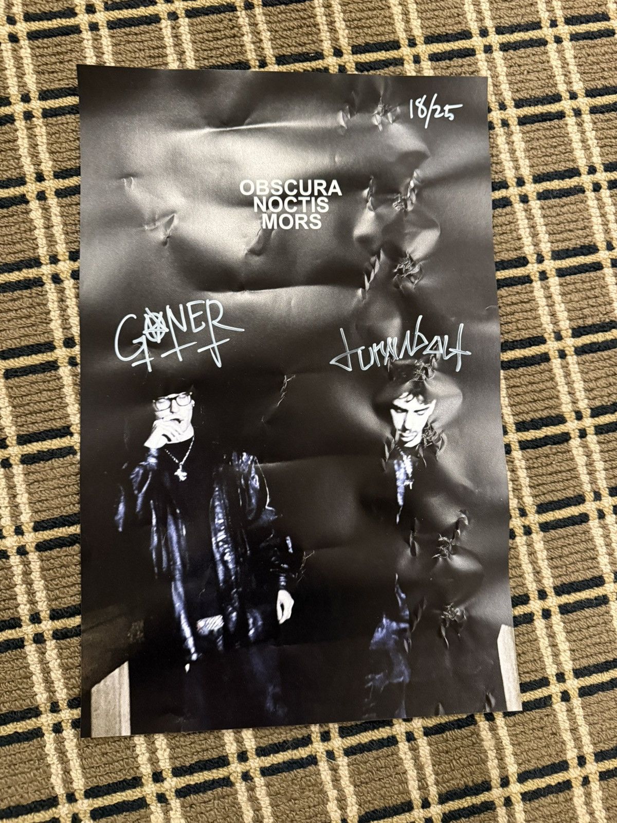 Drain Gang × Haunted Mound Limited 18/25 Signed Turnabout & Goner ONM Poster Size ONE SIZE - 5 Thumbnail