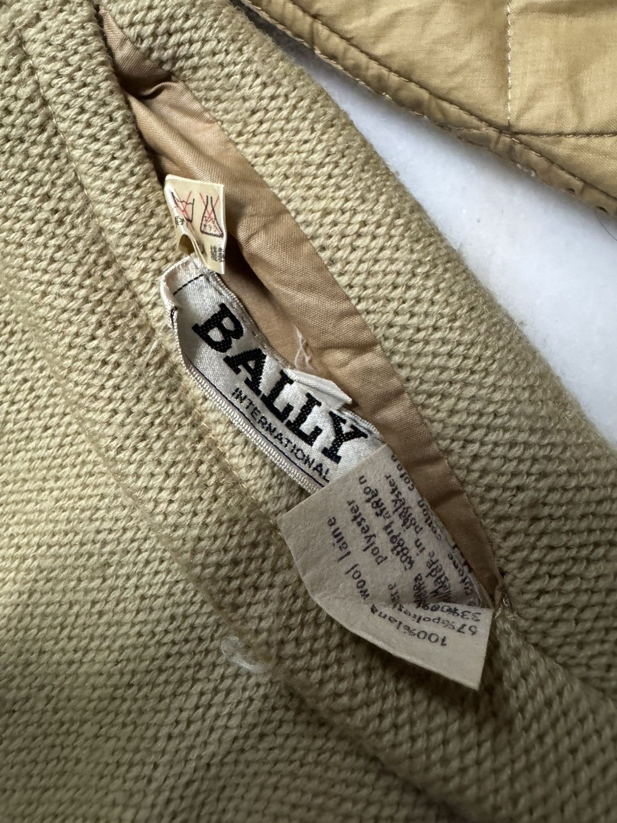 Bally 💥RARE💥VINTAGE 80s BALLY LANA WOOL LAINE JACKET DISTRESSED Size US S / EU 44-46 / 1 - 13 Thumbnail