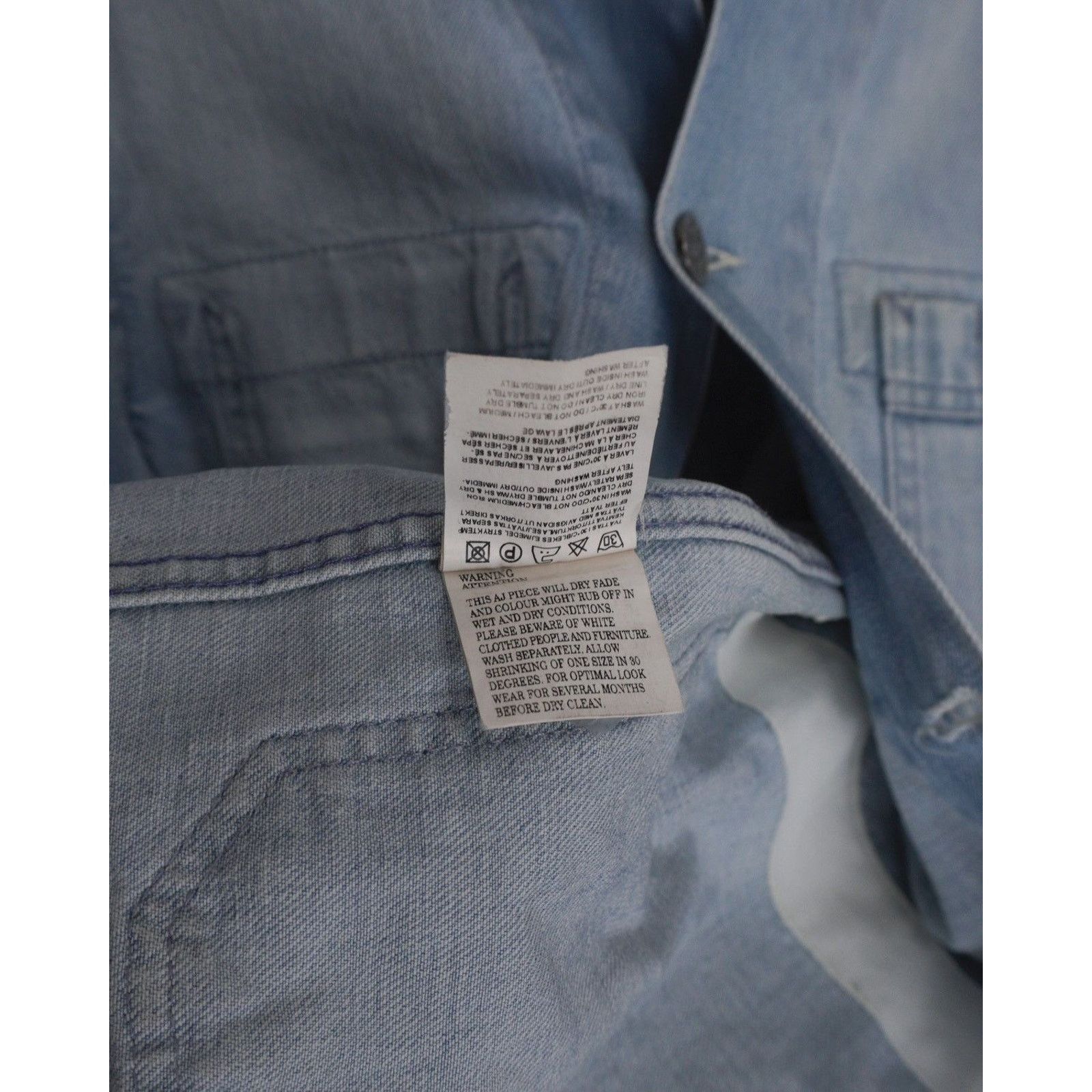 Acne Studios Acne studios fw11 mechanic pearl light blue denim jacket Size US M / EU 48-50 / 2 - 9 Thumbnail
