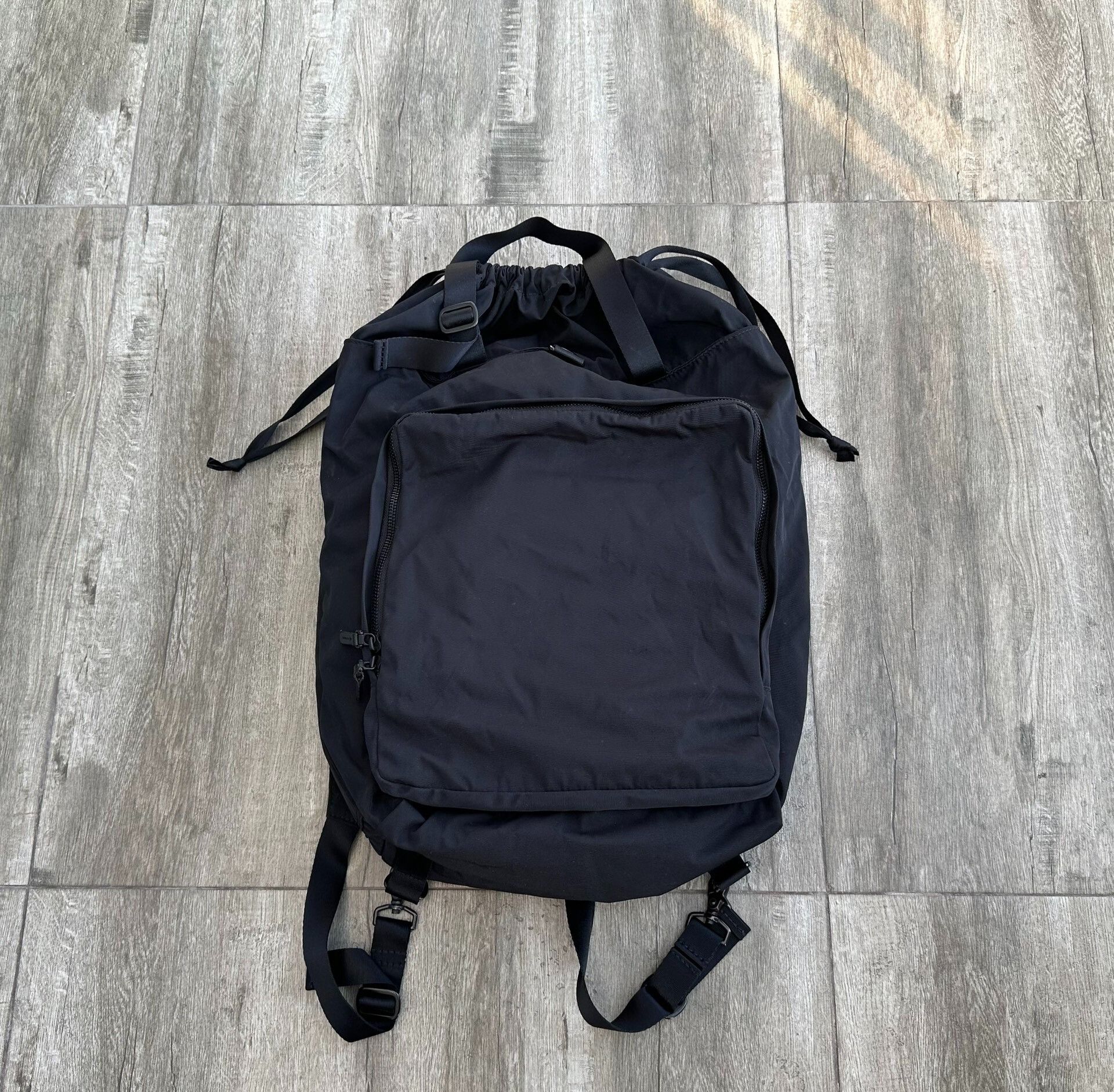 Kazunori Kato Black Travel Backpack