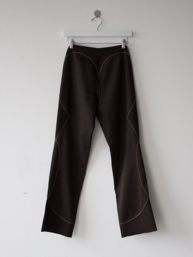 Ferre GIANFRANCO FERRÉ - 1990s SAMPLE EMBROIDERED TROUSERS Size 28" / US 6 / IT 42 - 4 Thumbnail