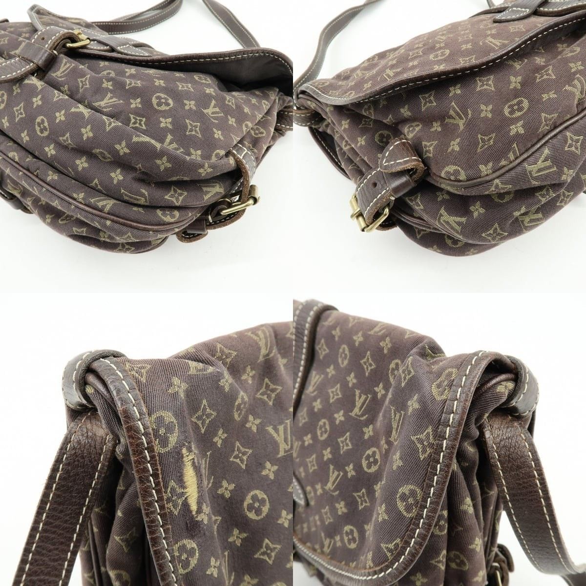 Louis Vuitton Louis Vuitton Monogram Mini Lin Saumur 30 Shoulder Bag Size ONE SIZE - 5 Thumbnail