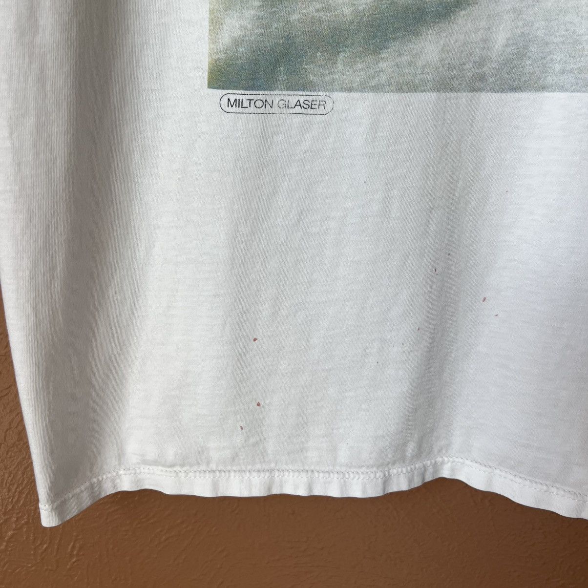 Vintage Vintage Angels In America Milton Glaser Art T Shirt 90s Size US L / EU 52-54 / 3 - 3 Thumbnail