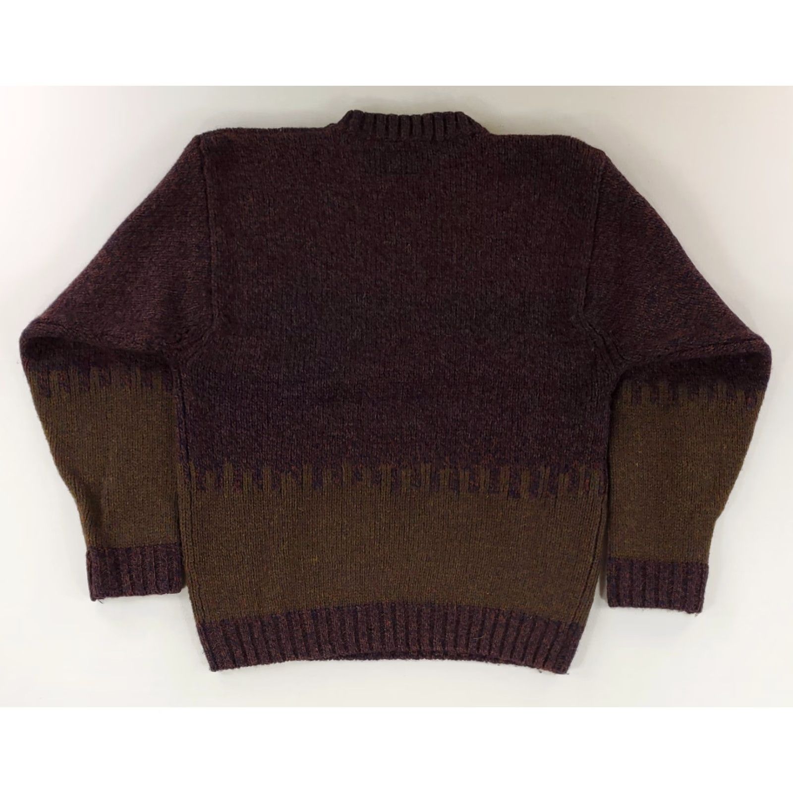 Tommy Hilfiger VINTAGE Tommy Hilfiger Sweater 90s Mens S Brown Wool Duck Hunting Hunter Pullover Small hole TS Size US S / EU 44-46 / 1 - 4 Thumbnail