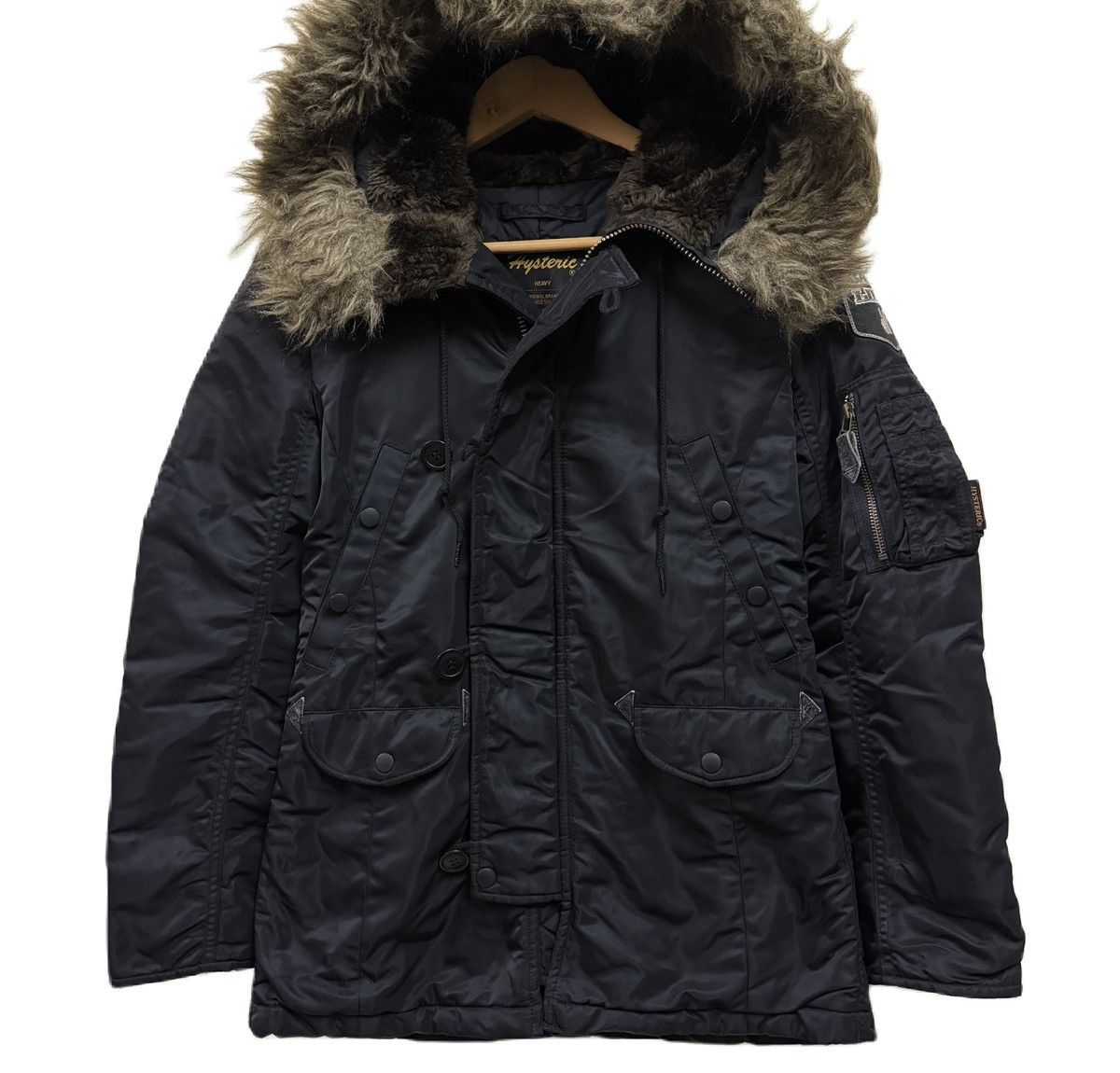Hysteric Glamour Hysteric Glamour N-3B Primaloft Jacket Fur Hoodie Size US S / EU 44-46 / 1 - 3 Thumbnail