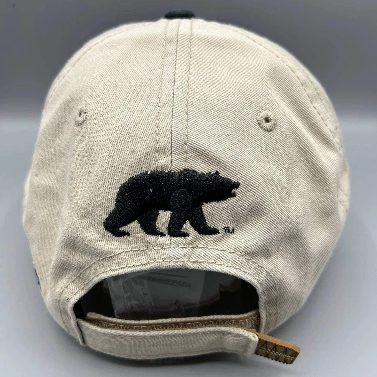 The Game Vintage UCLA Bruins Hat Men Black Beige NCAA Strap Back Cap Size ONE SIZE - 3 Thumbnail