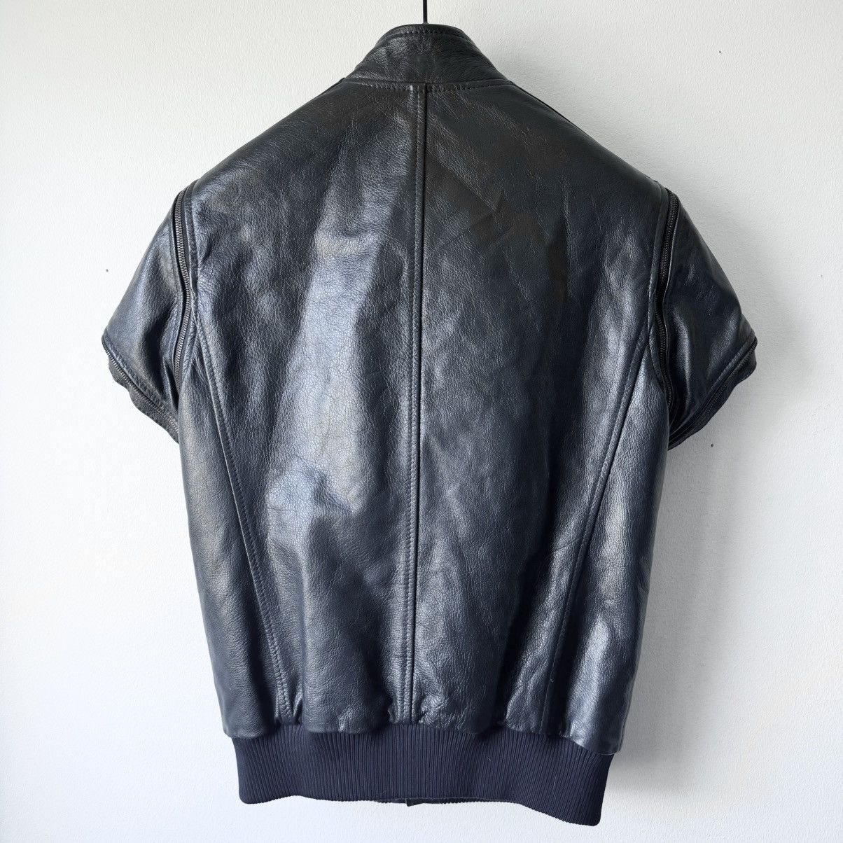 Maison Margiela SS2007 Martin Margiela Multi-Zip Bomber Leather Jacket Size US M / EU 48-50 / 2 - 13 Thumbnail