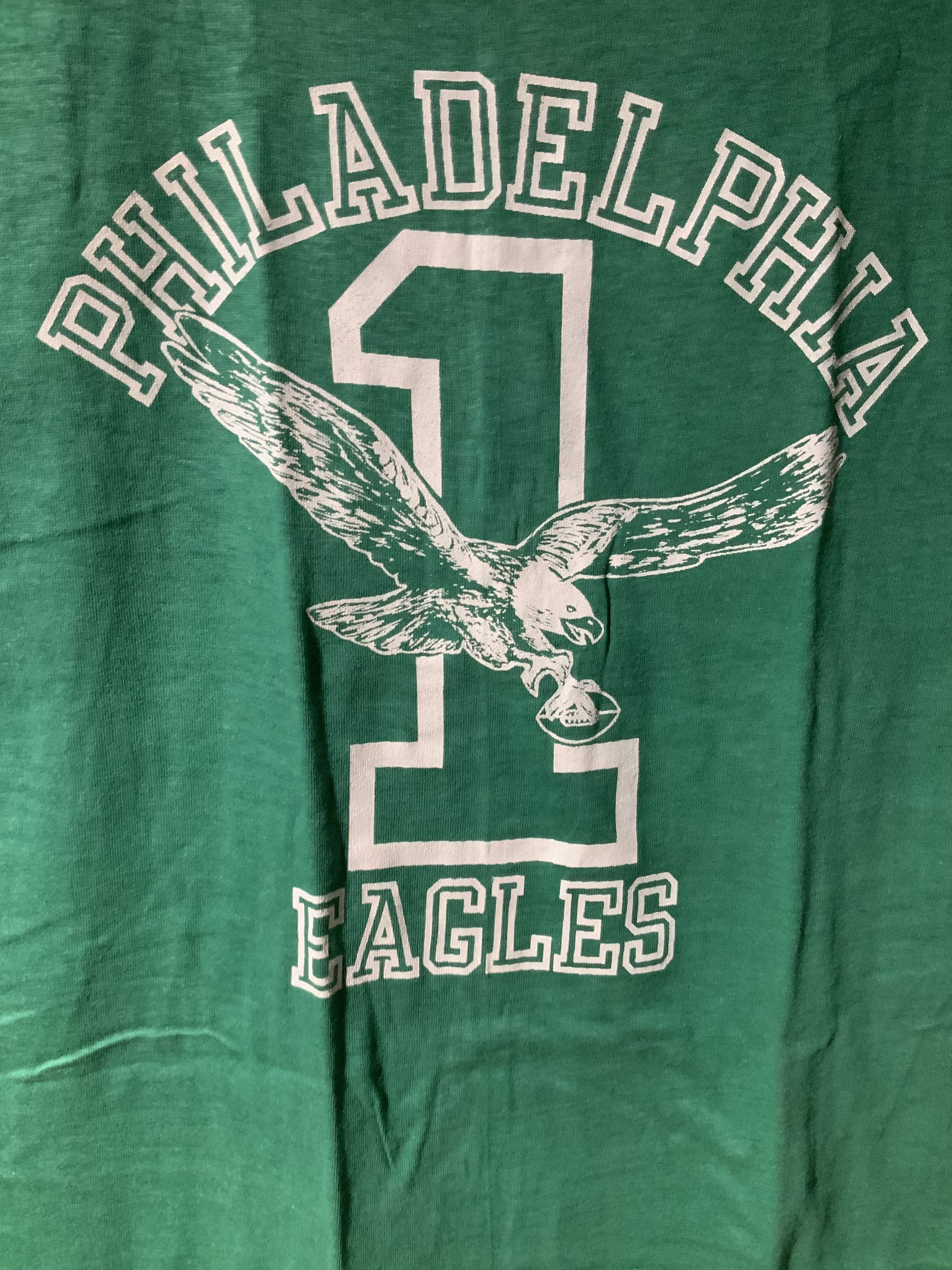 NFL × Vintage Vintage 80s Philadelphia Eagles NFL Football Medium T-shirt Size US M / EU 48-50 / 2 - 2 Thumbnail