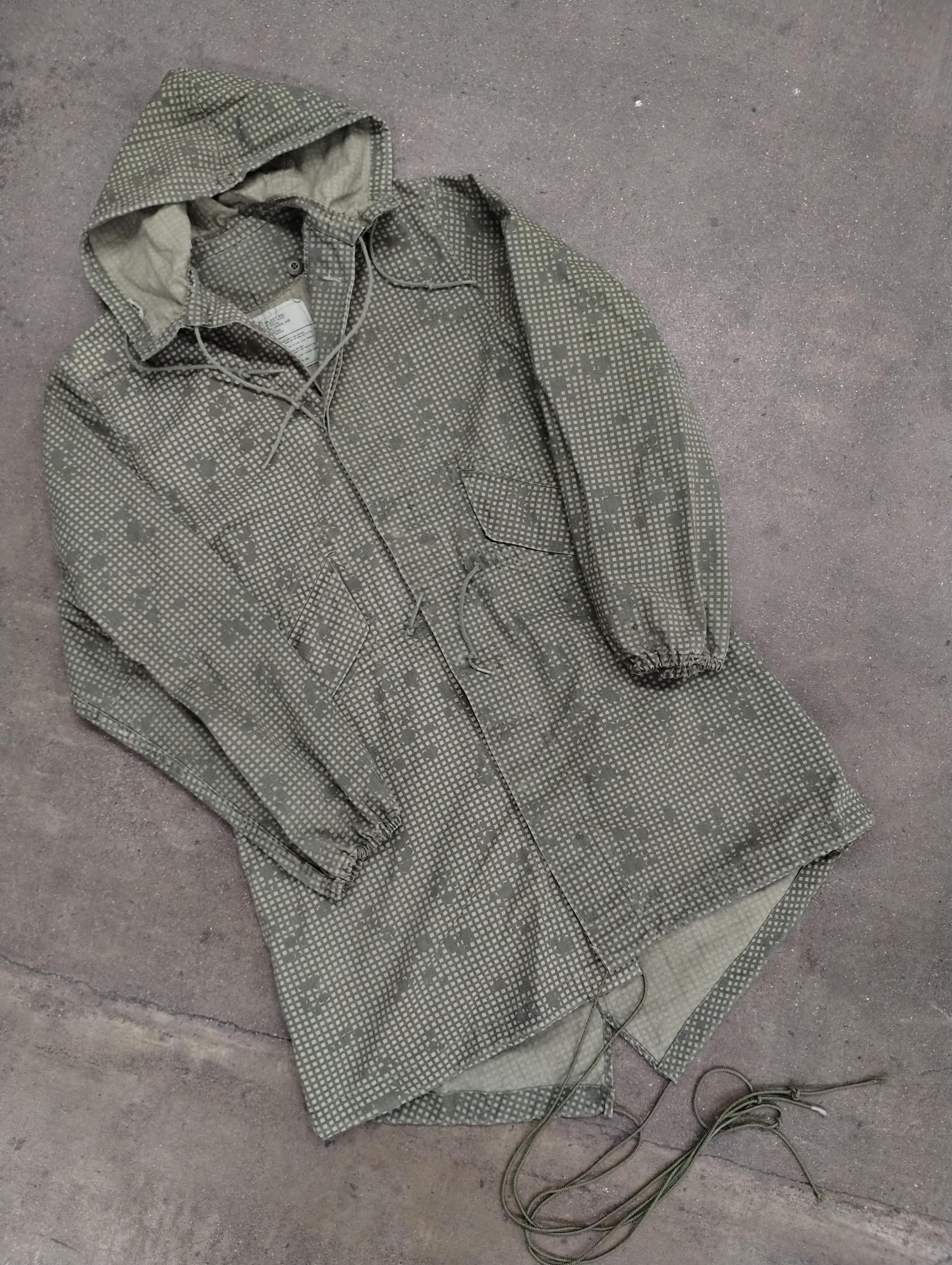 Vintage Vintage Military Night Camo Overcoat Size US S / EU 44-46 / 1 - 1 Thumbnail