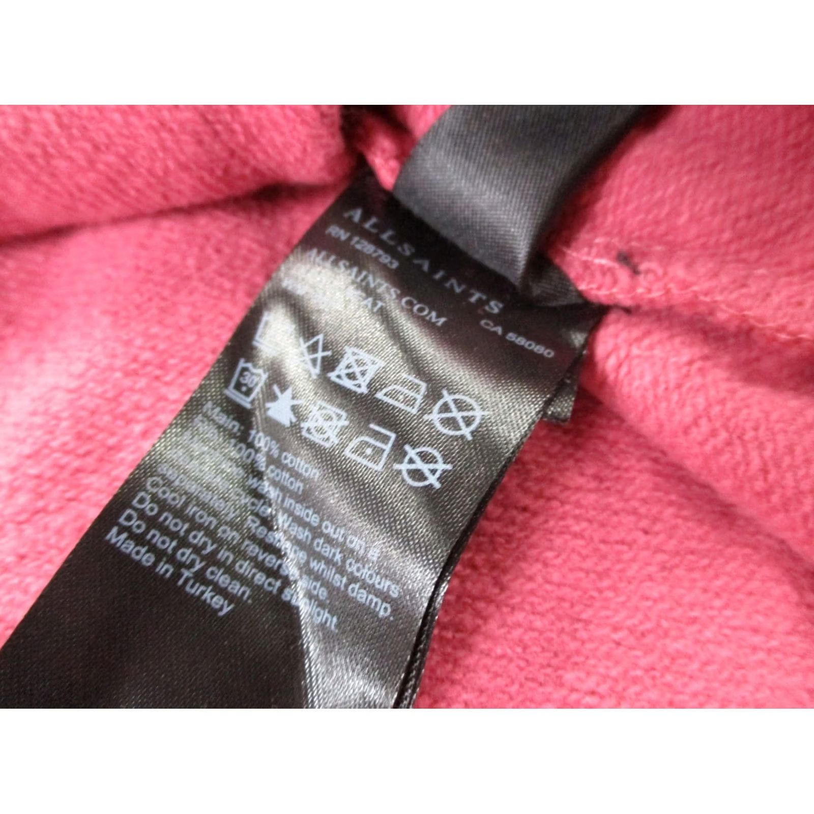 Allsaints AllSaints Pink Lightweight Pullover Sweatshirt Womens M Logo Casual NEW Size M / US 6-8 / IT 42-44 - 7 Thumbnail
