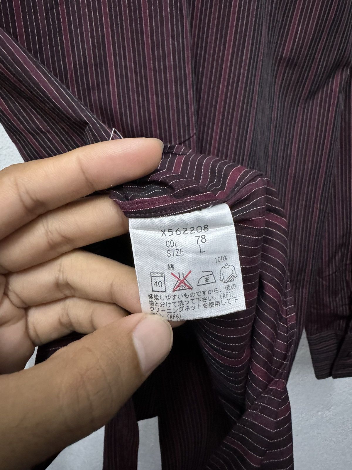 Japanese Brand × Yohji Yamamoto A.A.R Yohji Yamamoto button up shirt Size US L / EU 52-54 / 3 - 5 Thumbnail