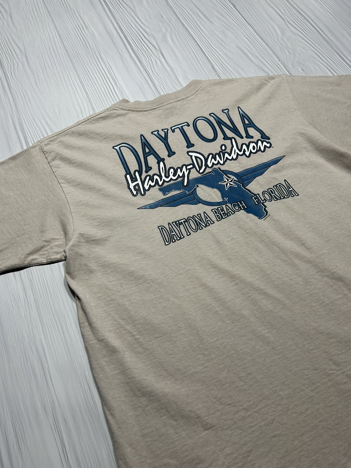 Harley Davidson RARE! Vintage 1997 Harley Davidson Daytona USA T-Shirt Size US XL / EU 56 / 4 - 11 Thumbnail