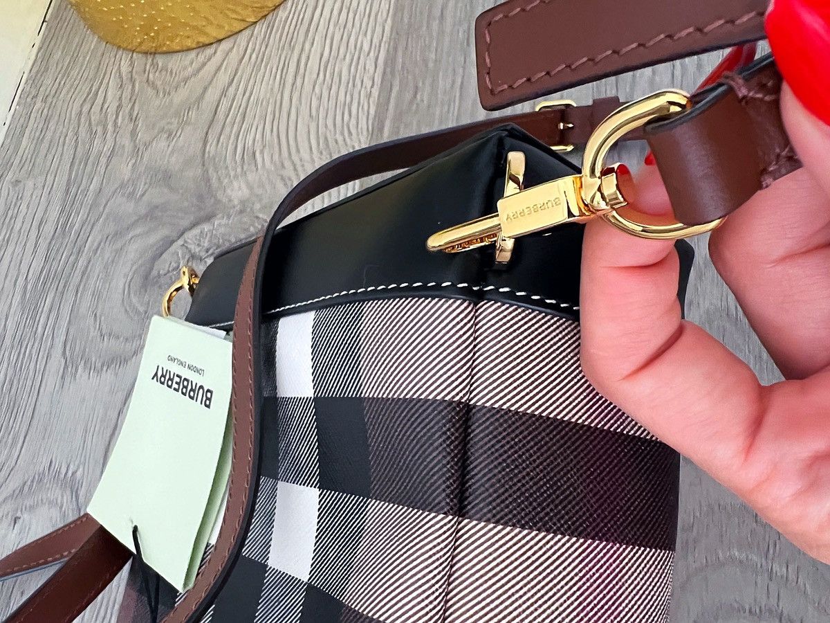 Burberry BURBERRY Micro checked canvas backpack Size ONE SIZE - 9 Thumbnail