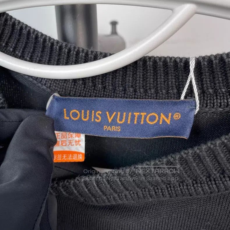 Louis Vuitton Louis Vuitton Black and white knitted short sleeve Size US M / EU 48-50 / 2 - 6 Thumbnail
