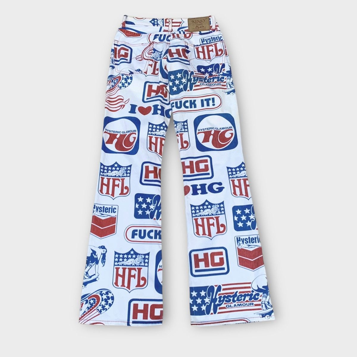 Hysteric Glamour × If Six Was Nine × Seditionaries Skateboard Hysteric glamour Denim Flared Jeans Size 27" / US 4 / IT 40 - 2 Thumbnail
