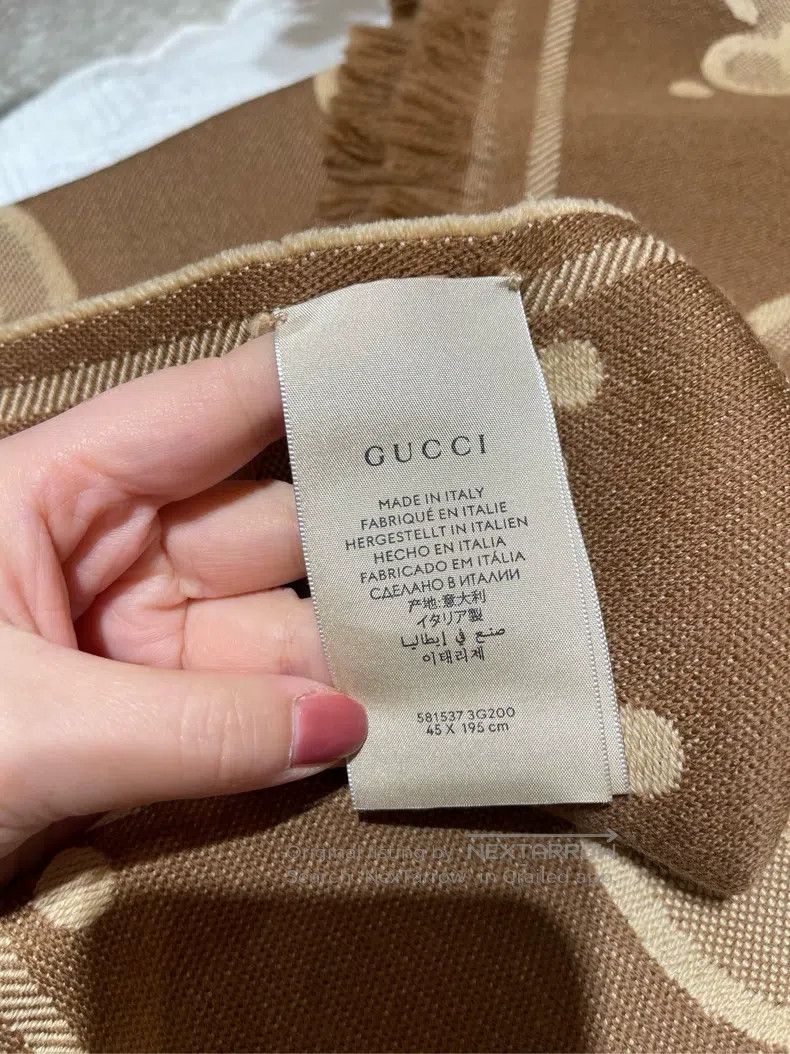 Gucci Gucci Cashmere scarf Size ONE SIZE - 3 Thumbnail