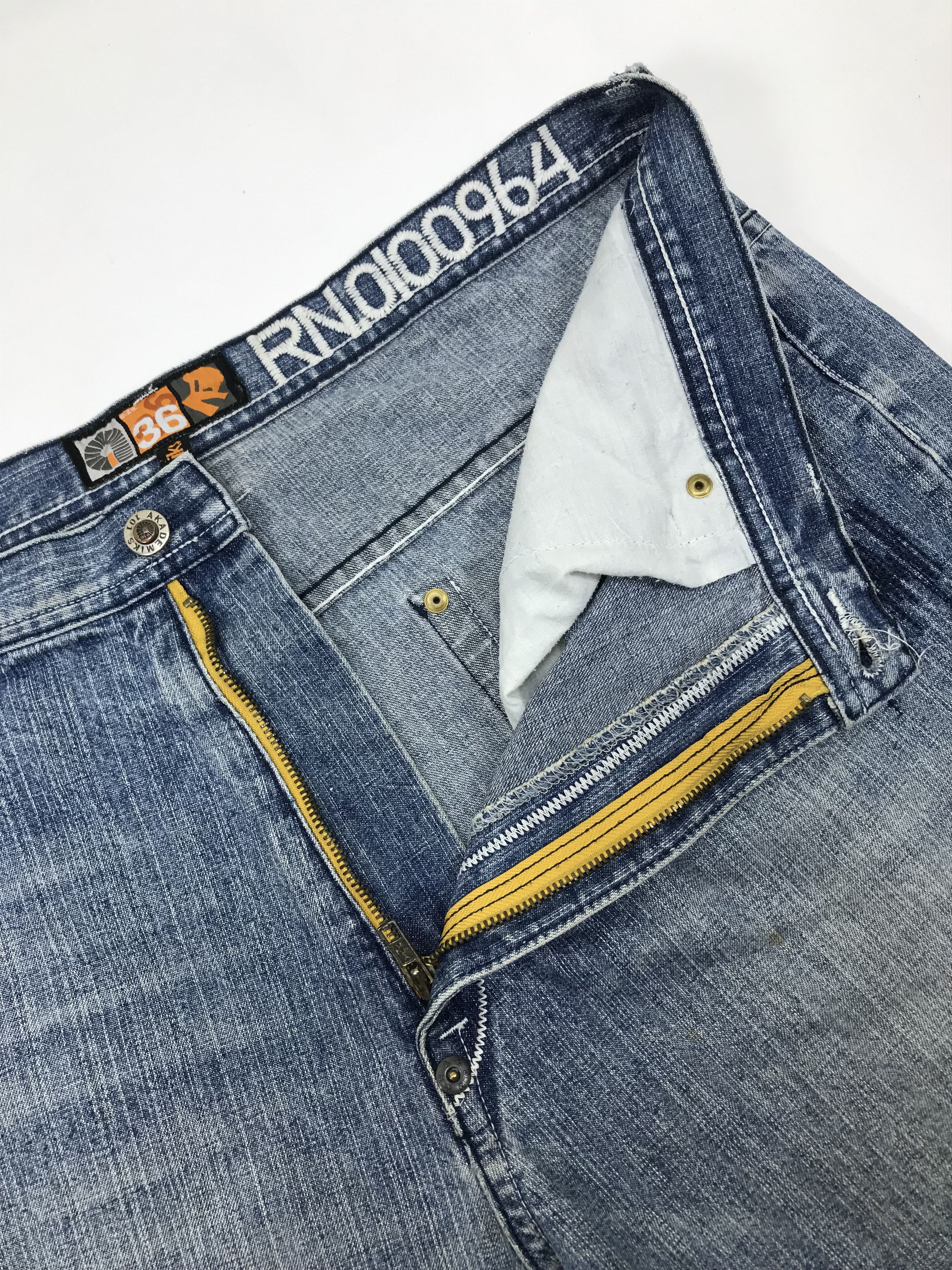 Akademiks Baggy Jeans Akademiks Distressed Design Wide Denim Size US 36 / EU 52 - 9 Thumbnail