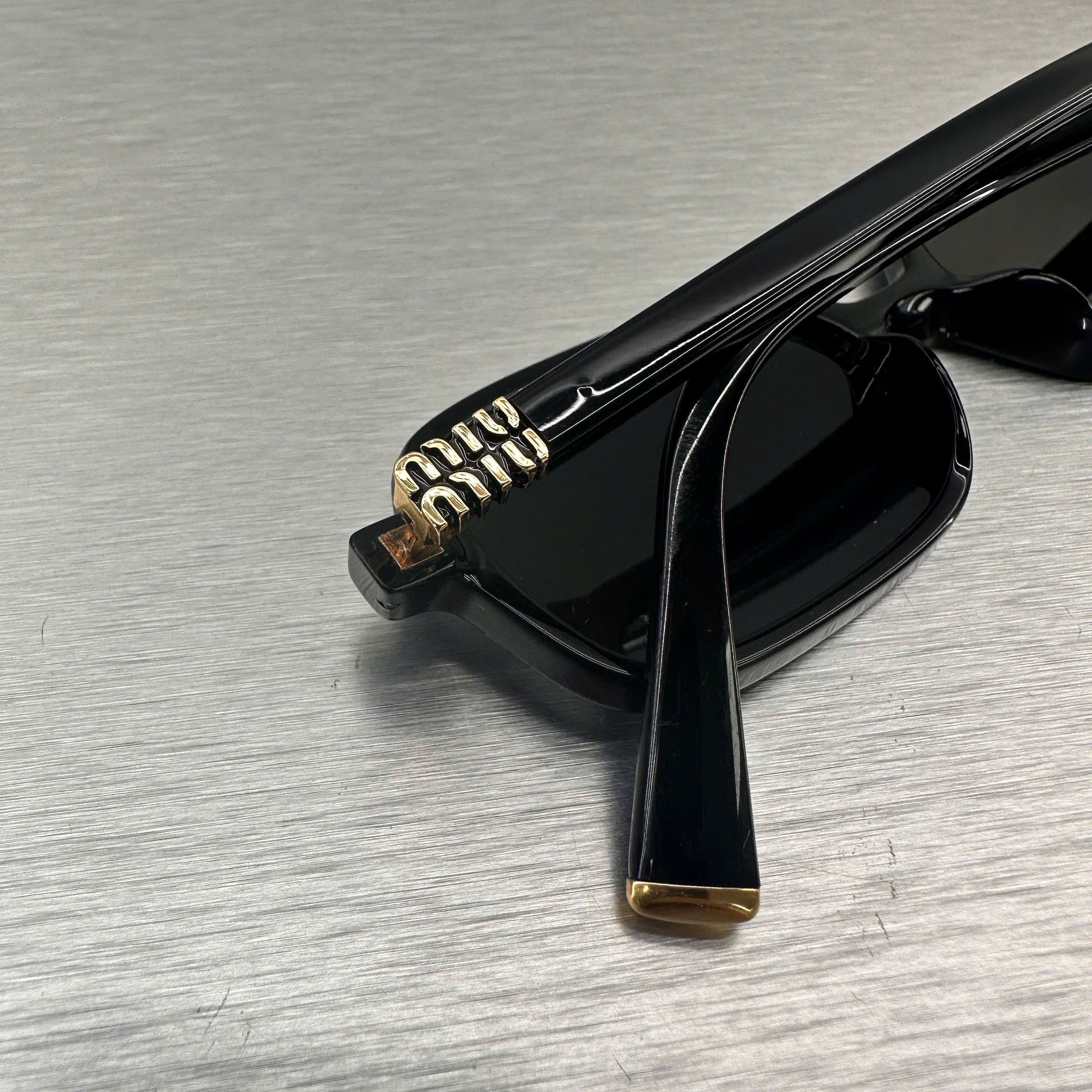 Miu Miu MIU MIU MU 11ZS 16K5S0 Sunglasses BLACK Size ONE SIZE - 3 Thumbnail